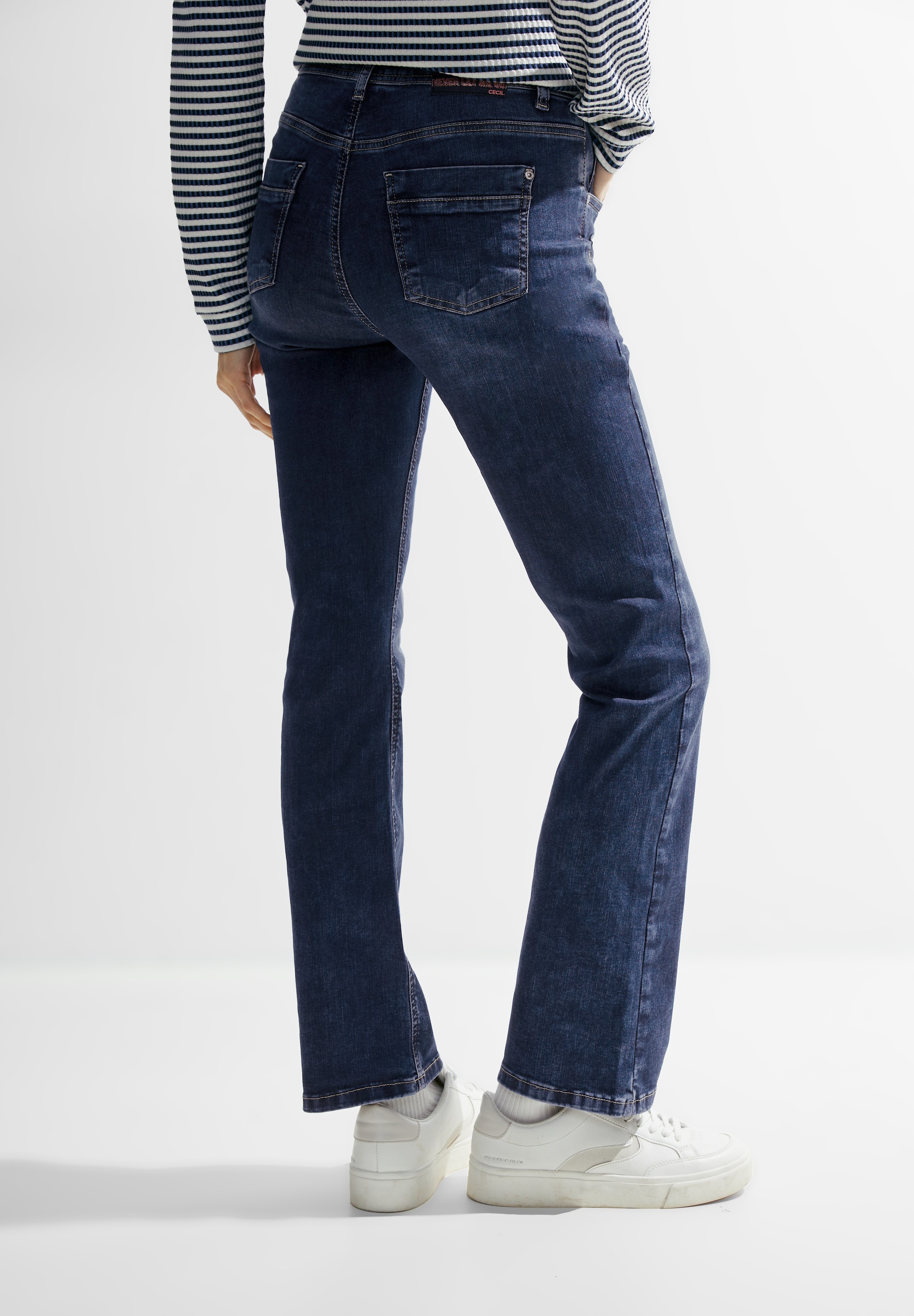 Cecil Bootcut-Jeans, High Waist