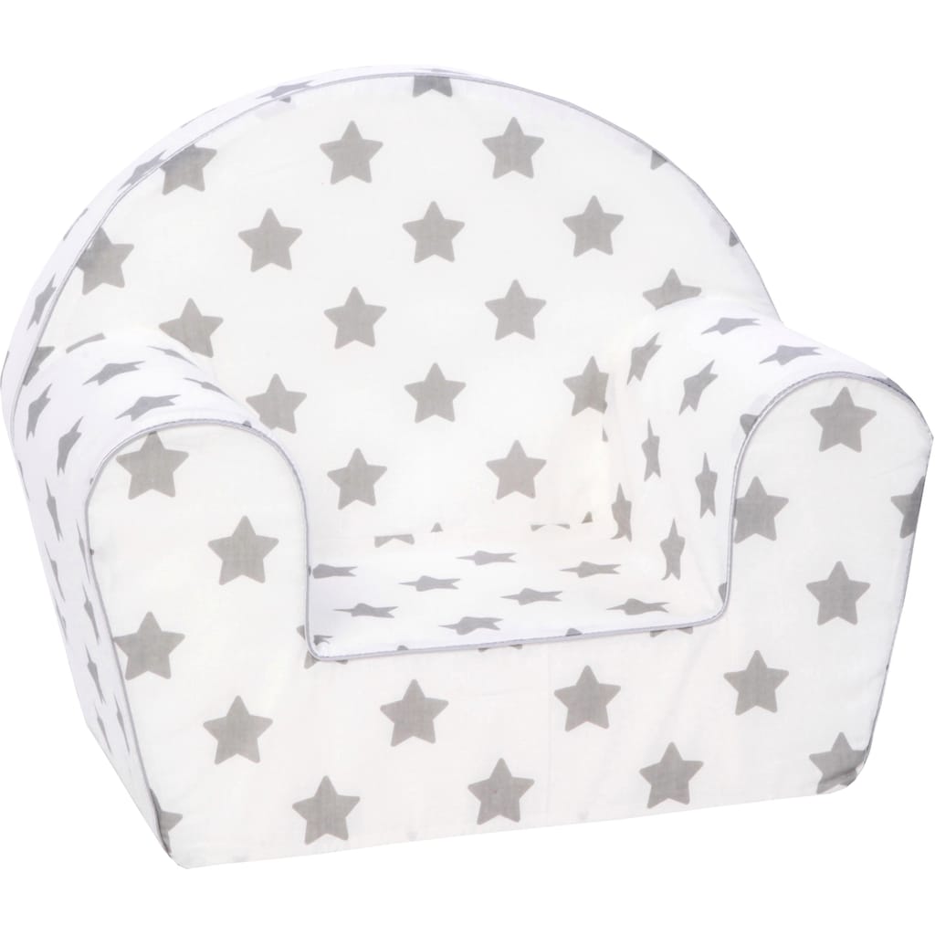 Knorrtoys® Sessel »White Grey Stars«, für Kinder; Made in Europe