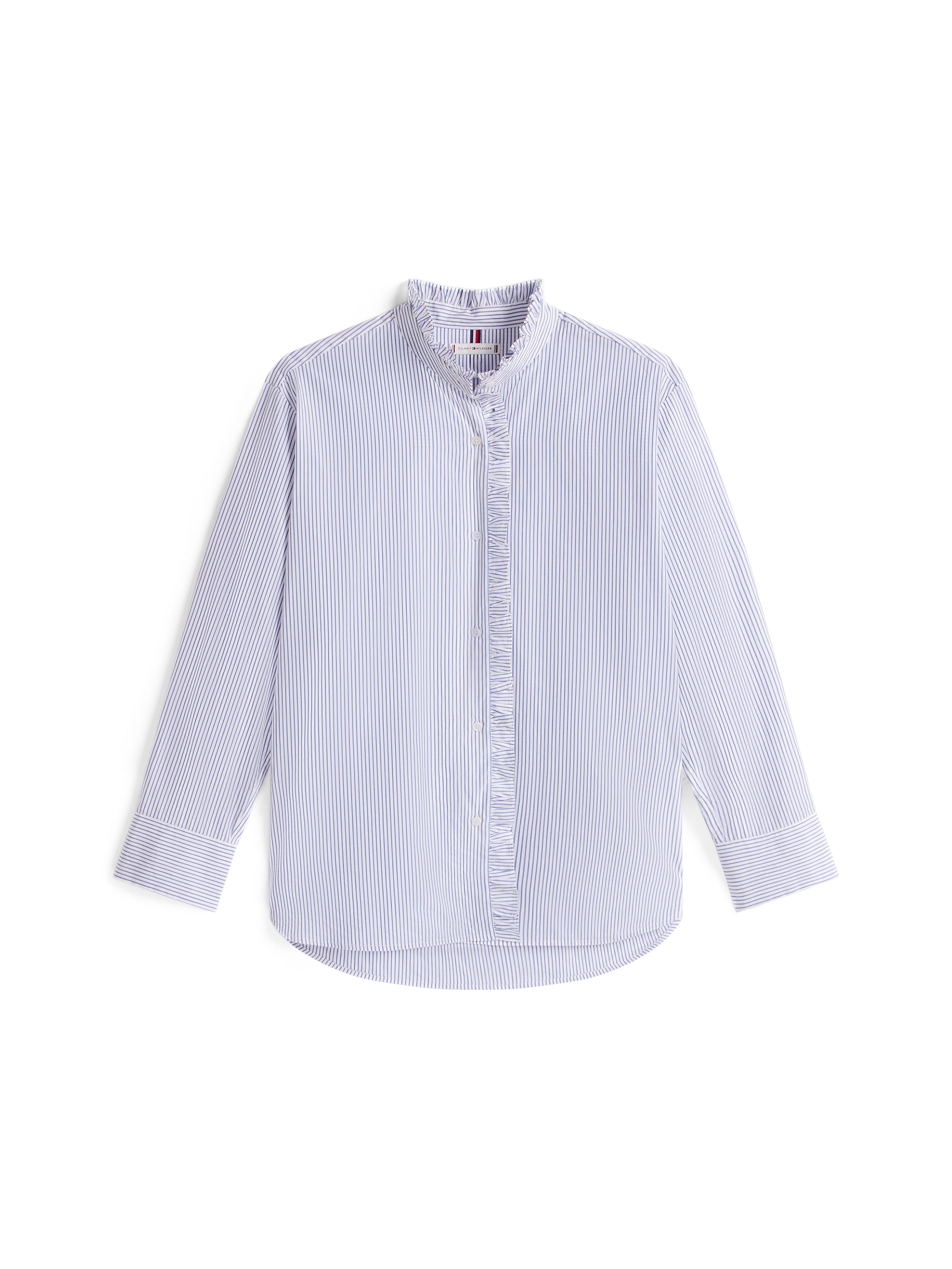 Tommy Hilfiger Rüschenbluse »POPLIN RUFFLE SHIRT«, mit Rüschen Detail
