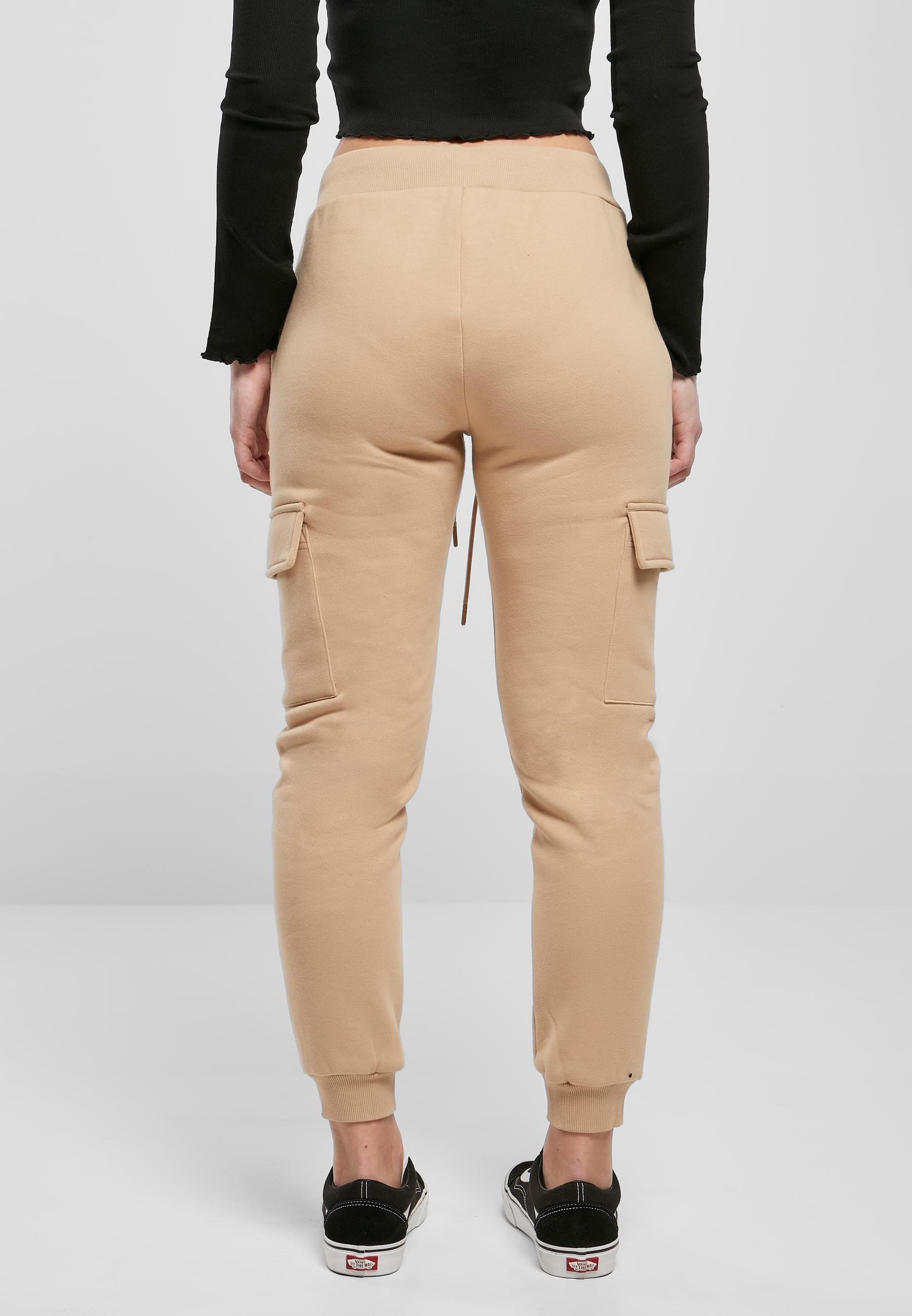URBAN CLASSICS Stoffhose »Urban Classics Damen Ladies Cargo Sweat Pants«, (1 tlg.)