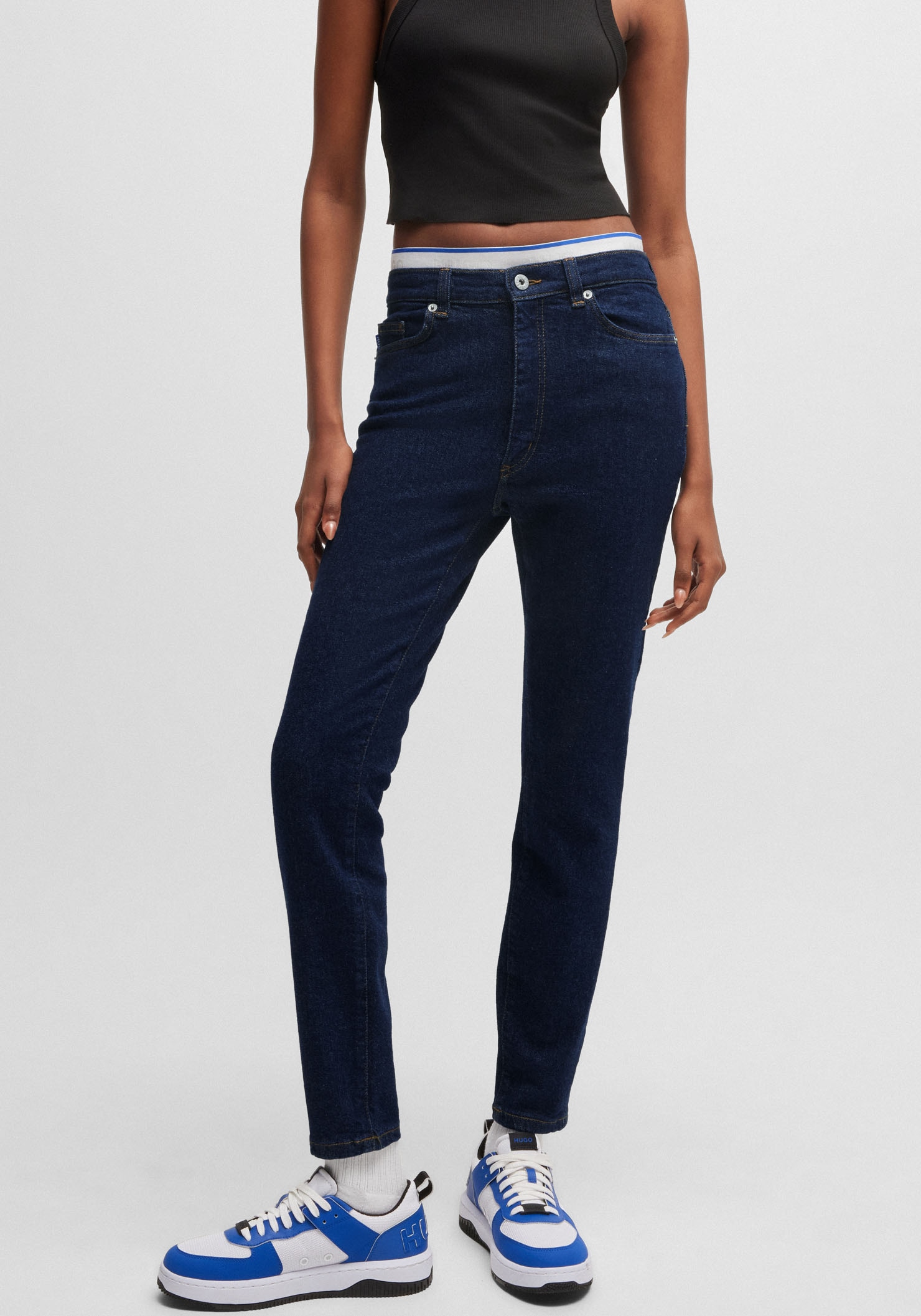 Skinny-fit-Jeans »Malu«, Skinny Fit mit mittlerer Leibhöhe