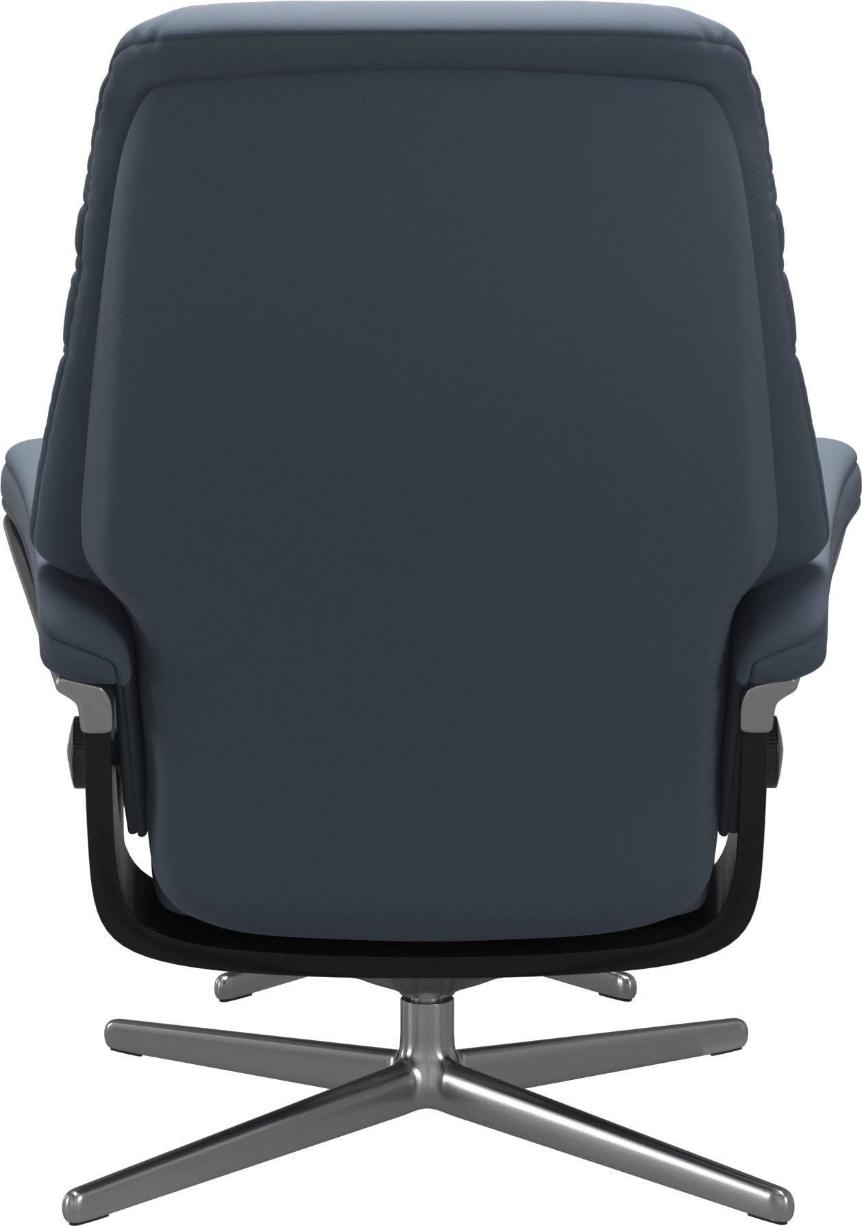 Thumbnail - Stressless Relaxsessel "Sunrise" Set, Relaxsessel mit Hocker, mit Hocker, mit Cross Base, Größe S, M & L, Holzakzent Sch...