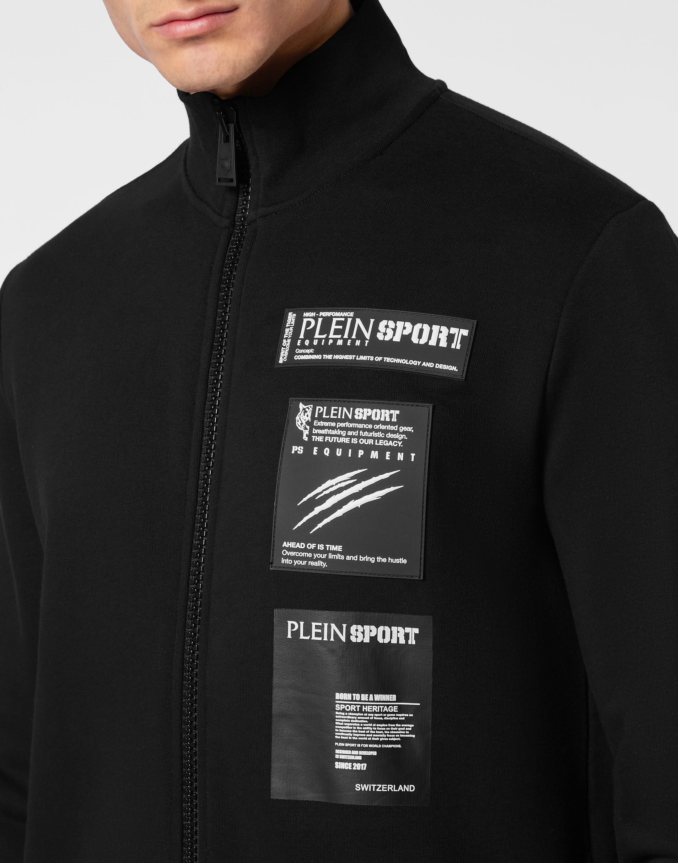 PLEIN SPORT Yoga-Sweatjacke »Scratch«