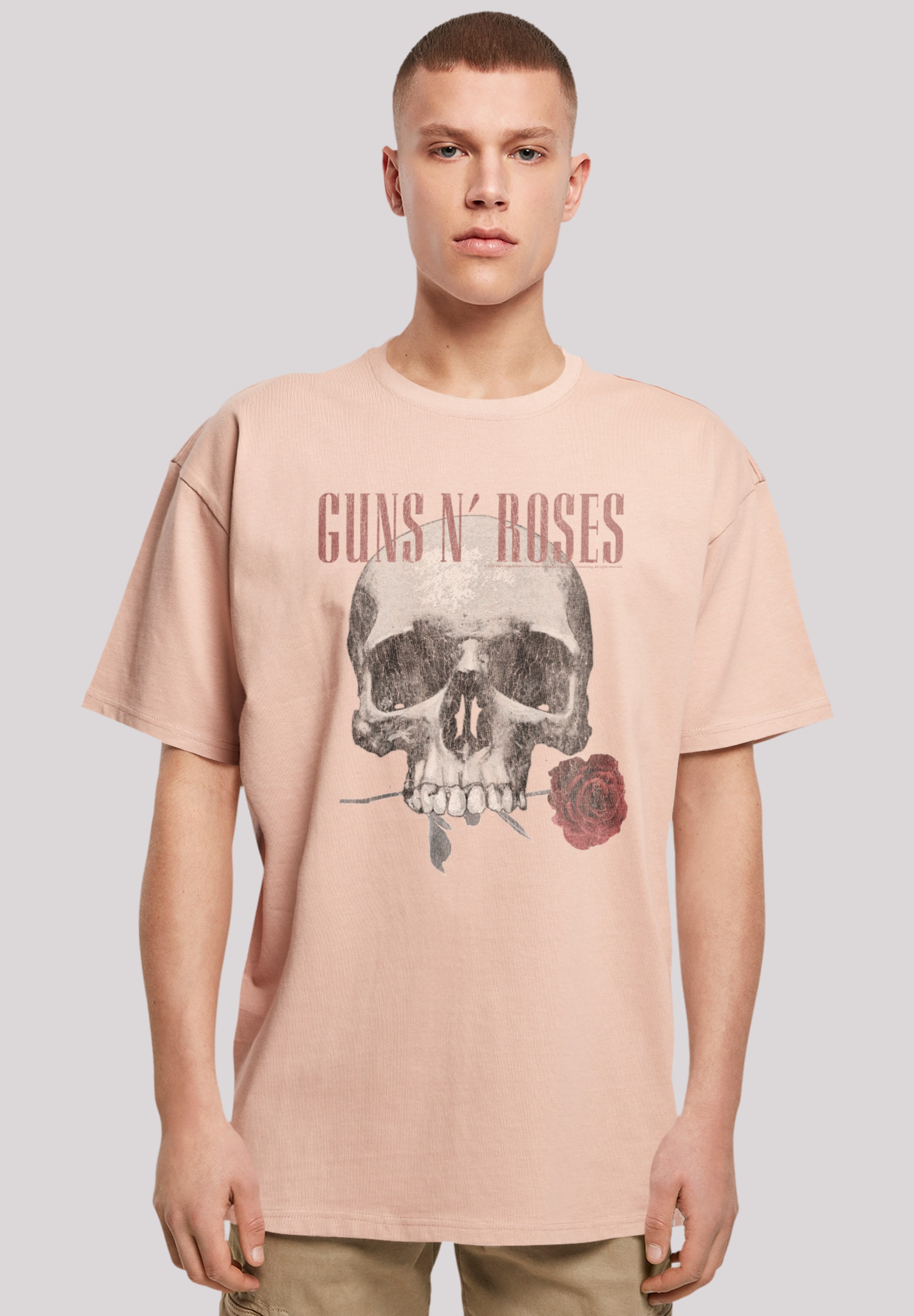 Musik ▷ »Guns Premium Flower BAUR Skull T-Shirt | kaufen \'n\' F4NT4STIC Band«, Qualität Roses Rock
