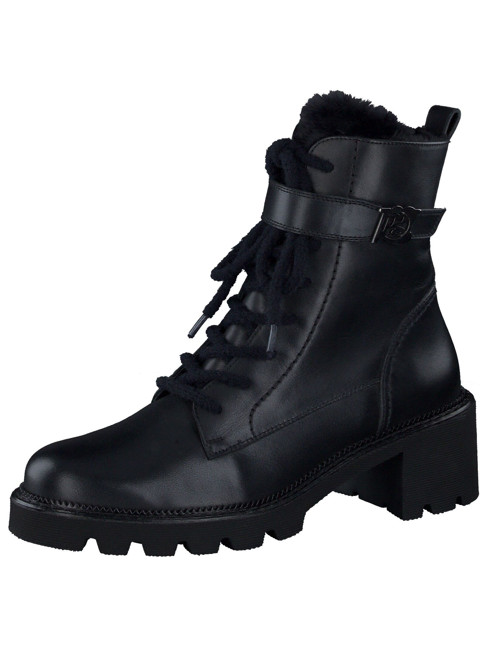 Paul Green Schnürstiefelette "Paul Green Stiefelette Glattleder" günstig online kaufen
