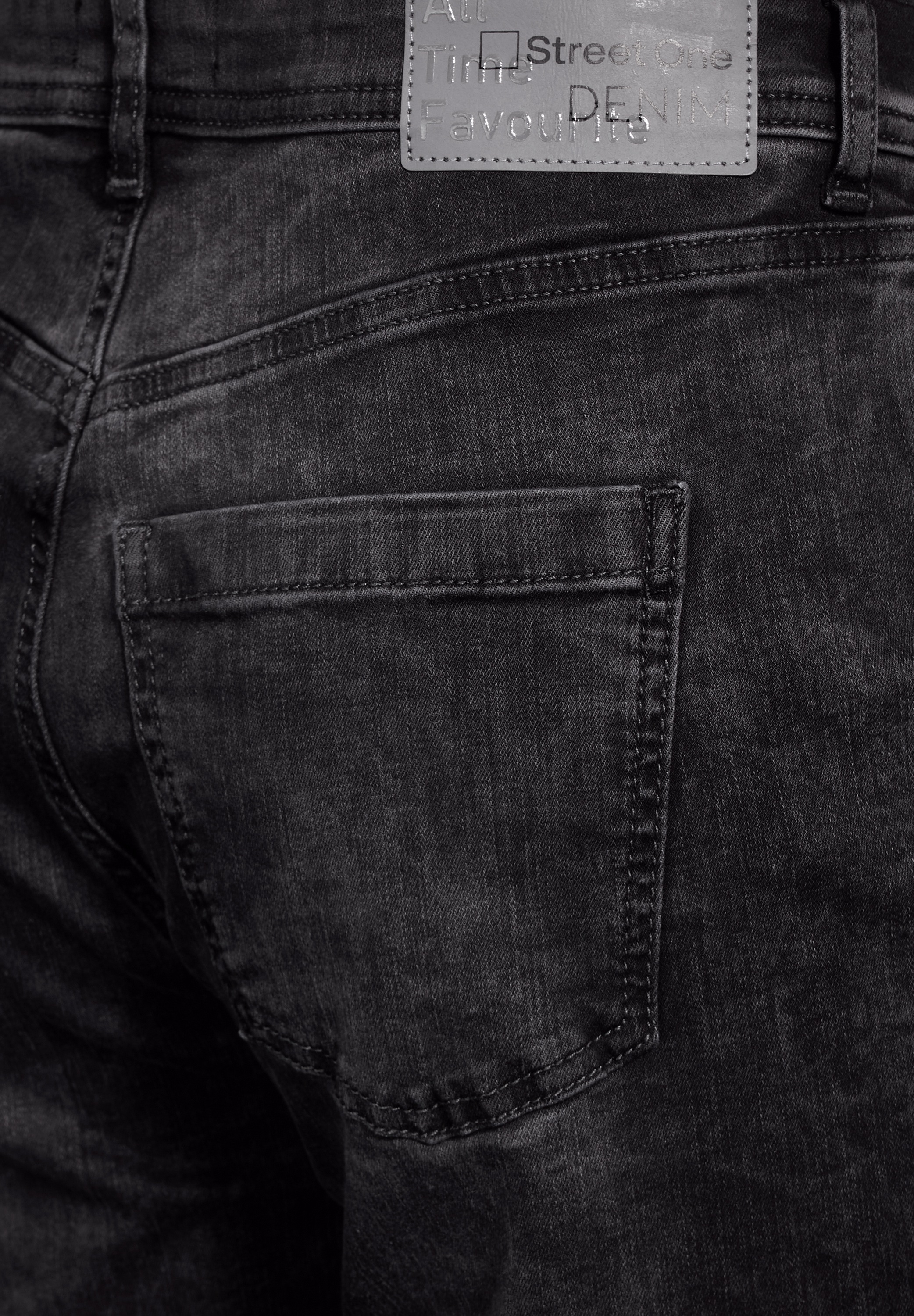 STREET ONE Comfort-fit-Jeans, softer Materialmix