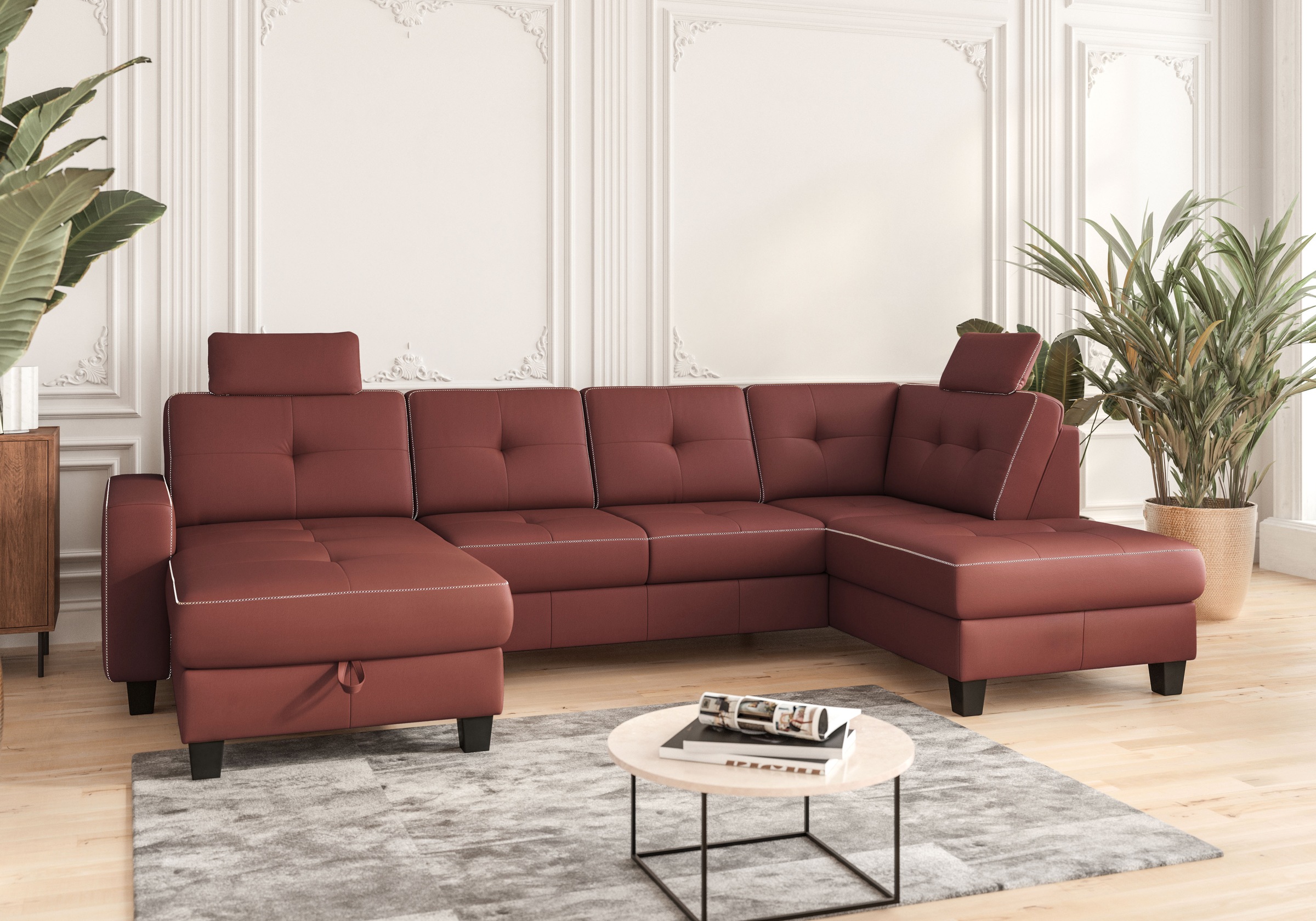 Thumbnail - PLACES OF STYLE Wohnlandschaft "Varese" wahlweise mit Bettfunktion und Bettkasten