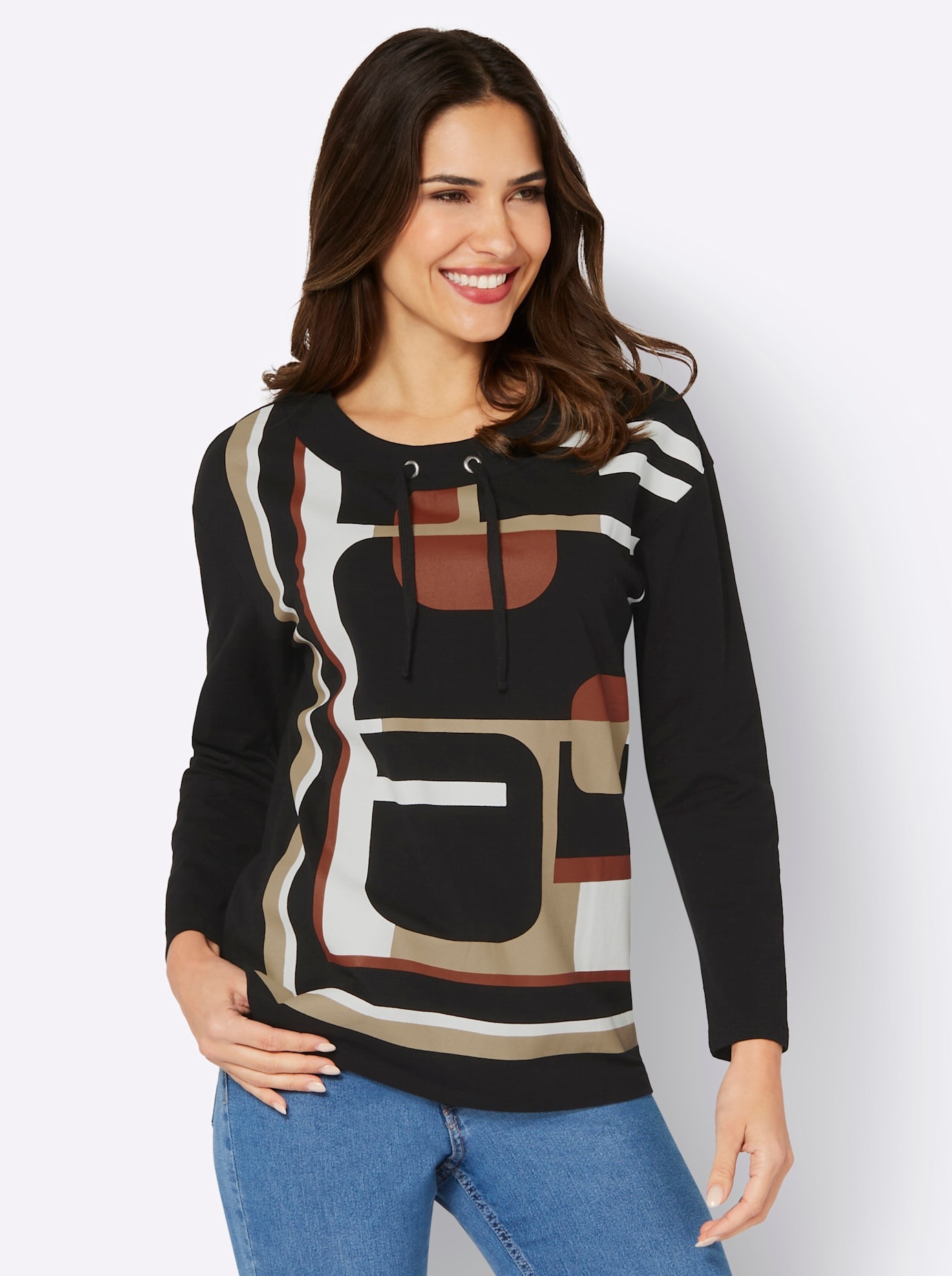 Classic Basics Langarmshirt "Langarm-Shirt" 1 Stk. tlg. günstig online kaufen