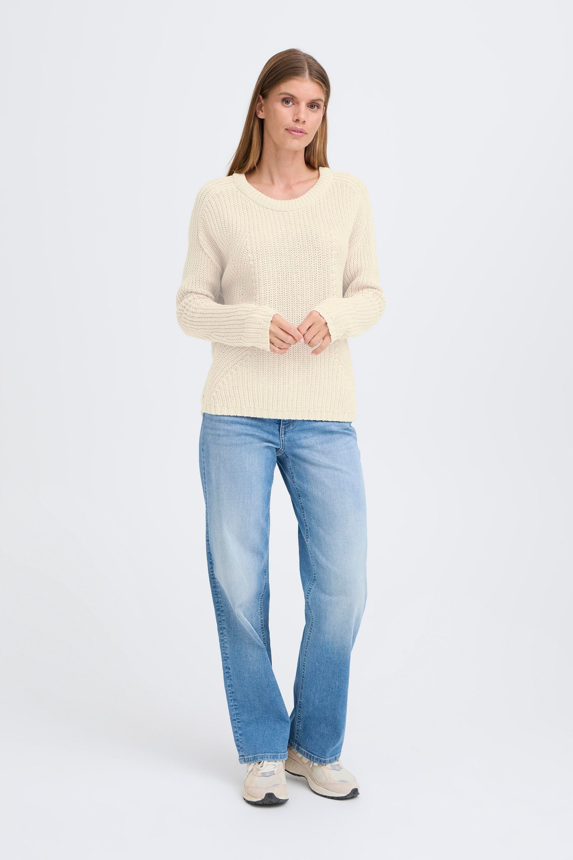 OXMO Strickfleece-Pullover "Strickpullover OXFKANNA" günstig online kaufen