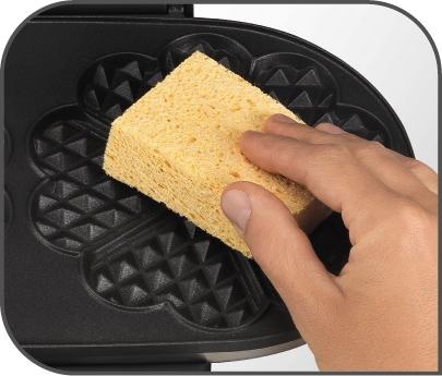 Tefal Waffeleisen »WM311D«, 1200 W, 2 Herzwaffeln gleichzeitig, stufenloser Temperatur für Wunsch-Bräunung