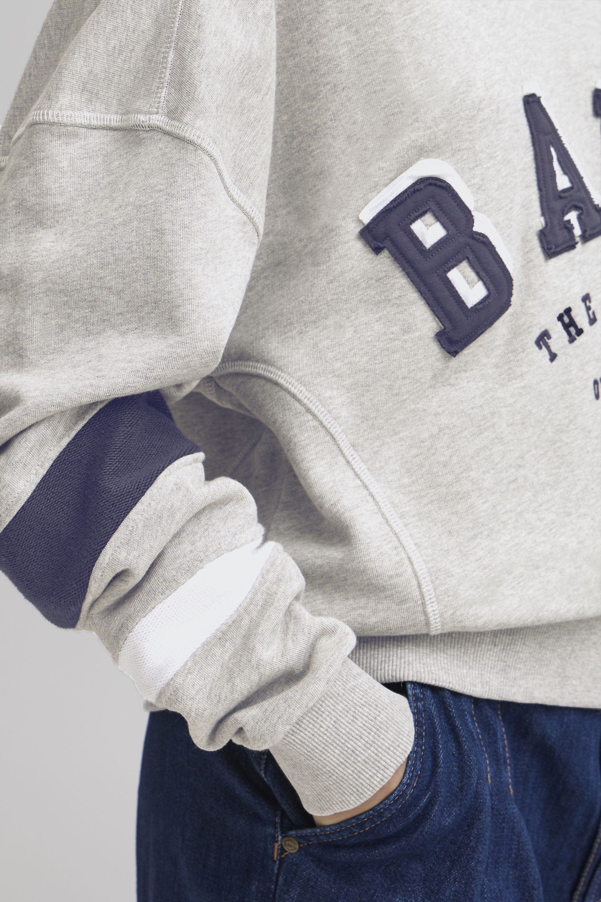 BALL Rundhalspullover »Sweater BAFOSSATI HIGH COLLAR«