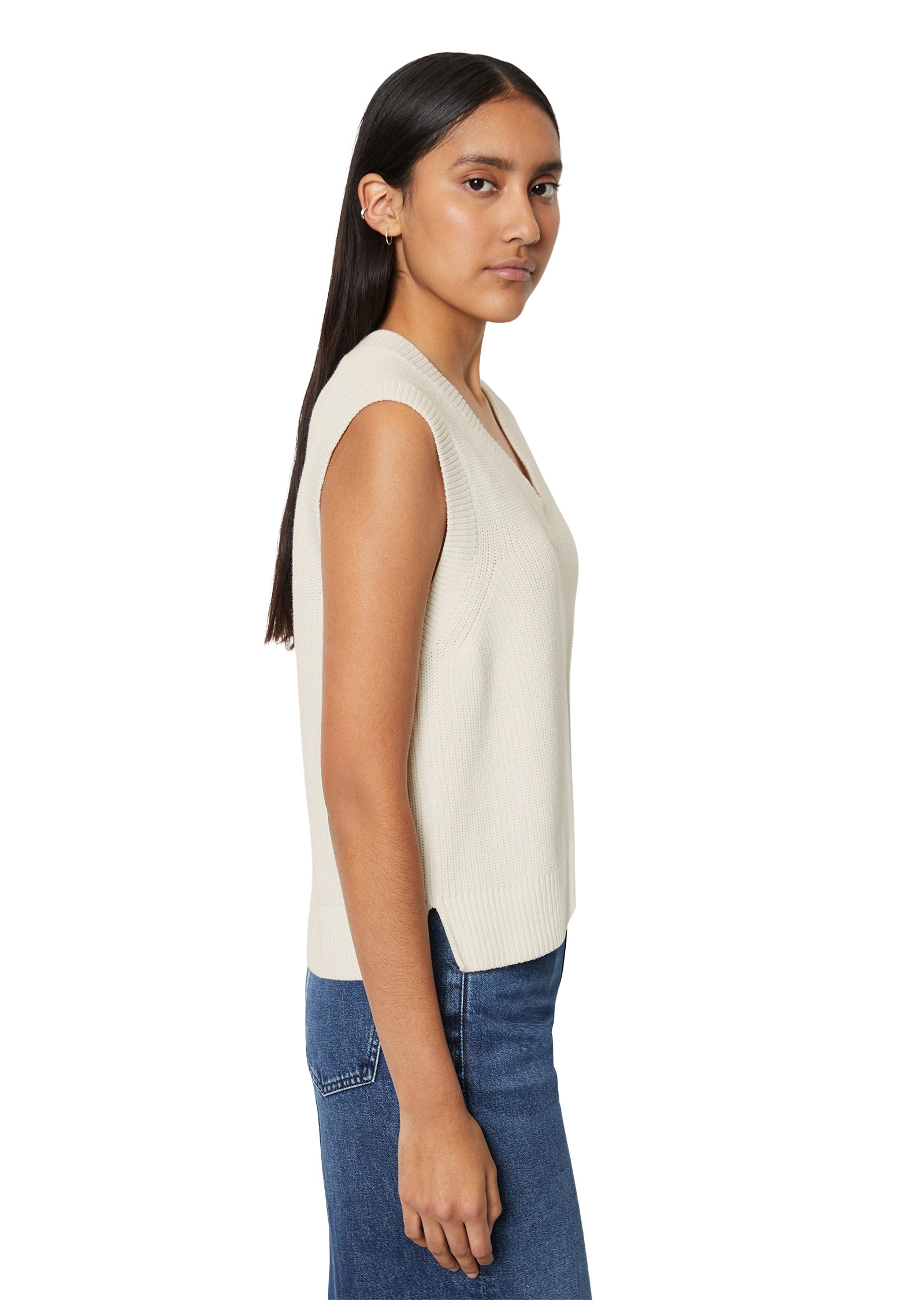 Marc O'Polo DENIM Strickpullover »aus reiner Bio-Baumwolle«