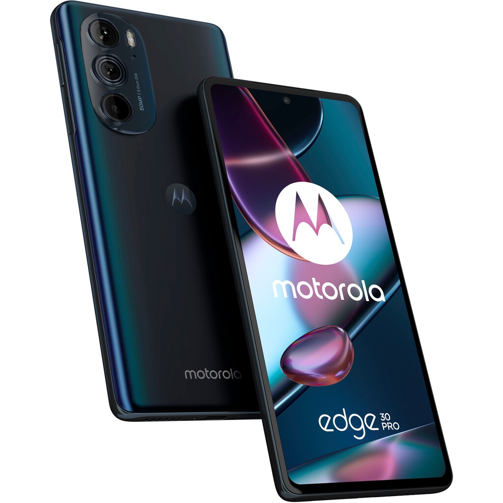 Motorola Smartphone »edge30 Pro«, Cosmos Blue, 17 cm/6,7 Zoll, 256 GB Speicherplatz