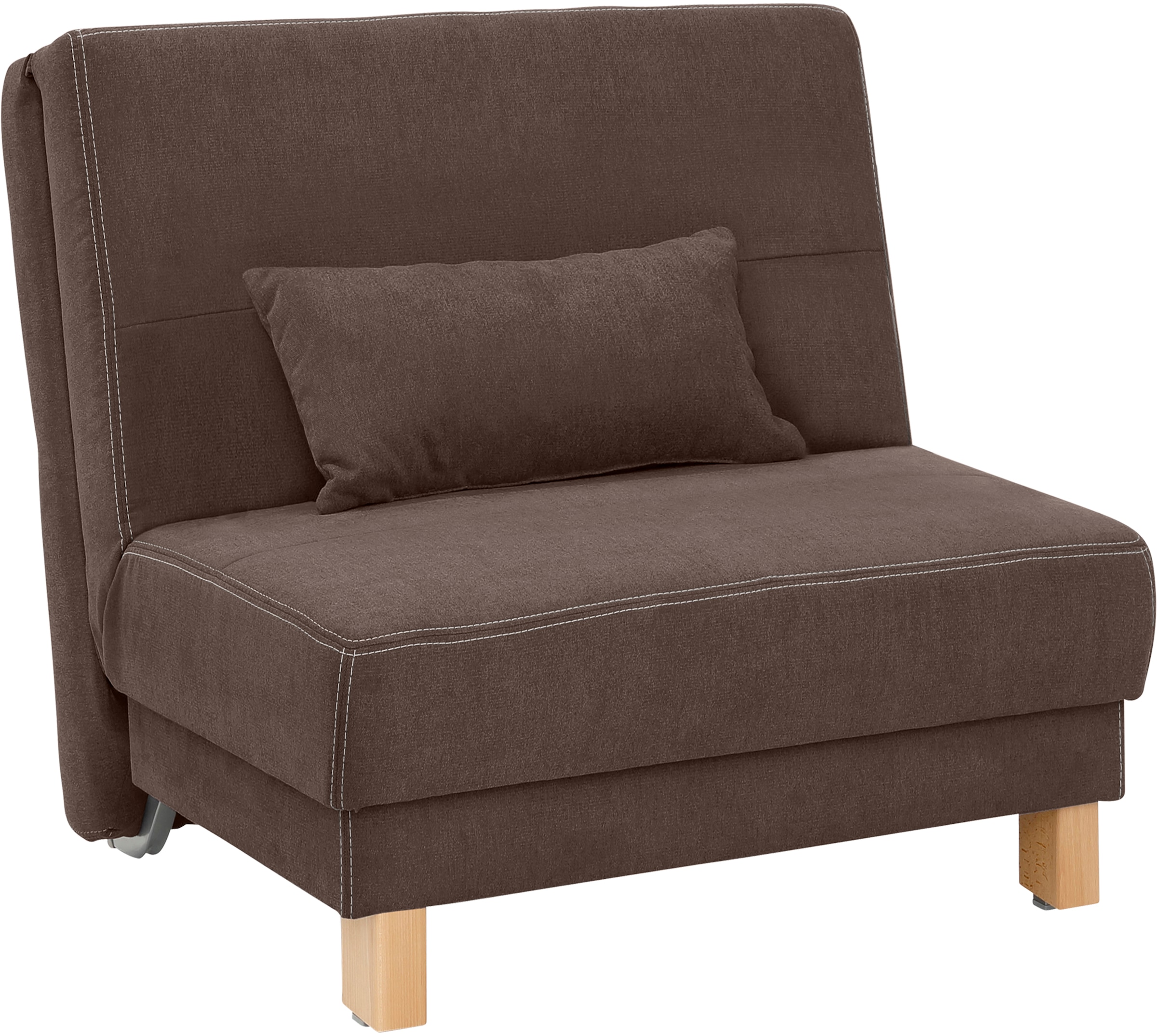 Home affaire Schlafsofa »Gina«, vom Sofa zum Bett mit einem Handgriff, in 4 Breiten, Nierenkissen