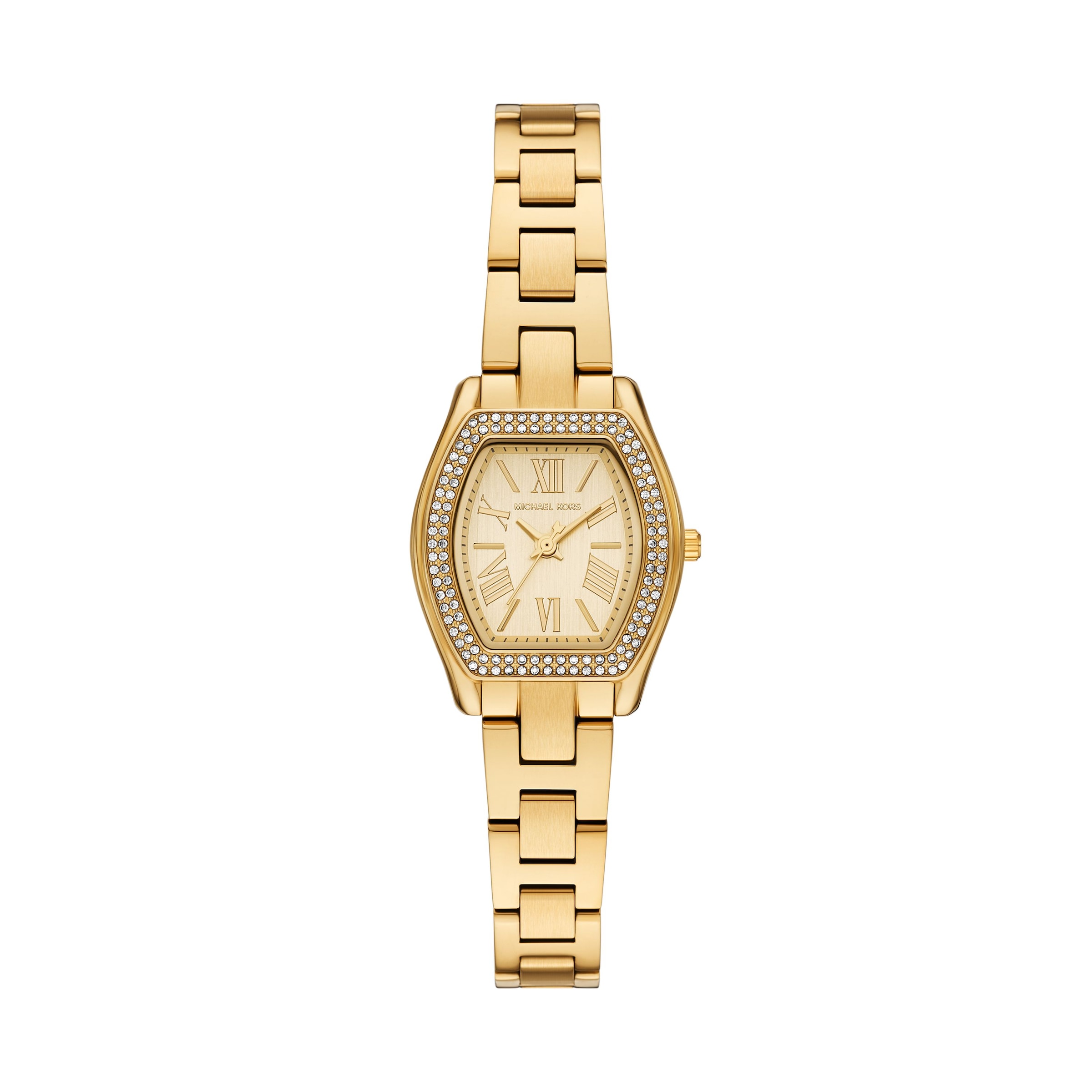 MICHAEL KORS Quarzuhr »Chelsea« Armbanduhr, Edelstahlarmband, analog, Glassteine