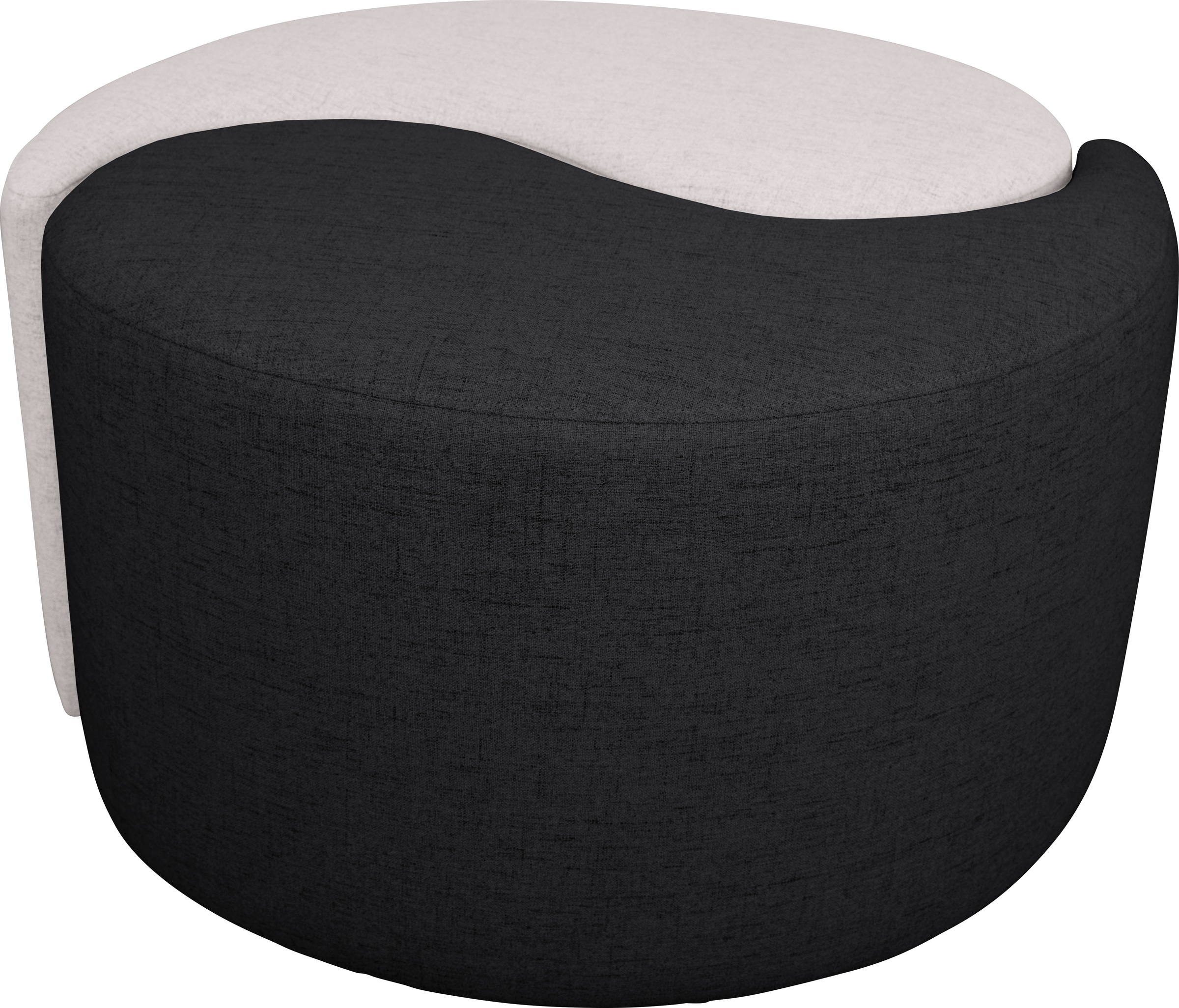 Home affaire Polsterhocker "Yin&Yang Durchmesser 82cm", 2teilig, einzeln st günstig online kaufen