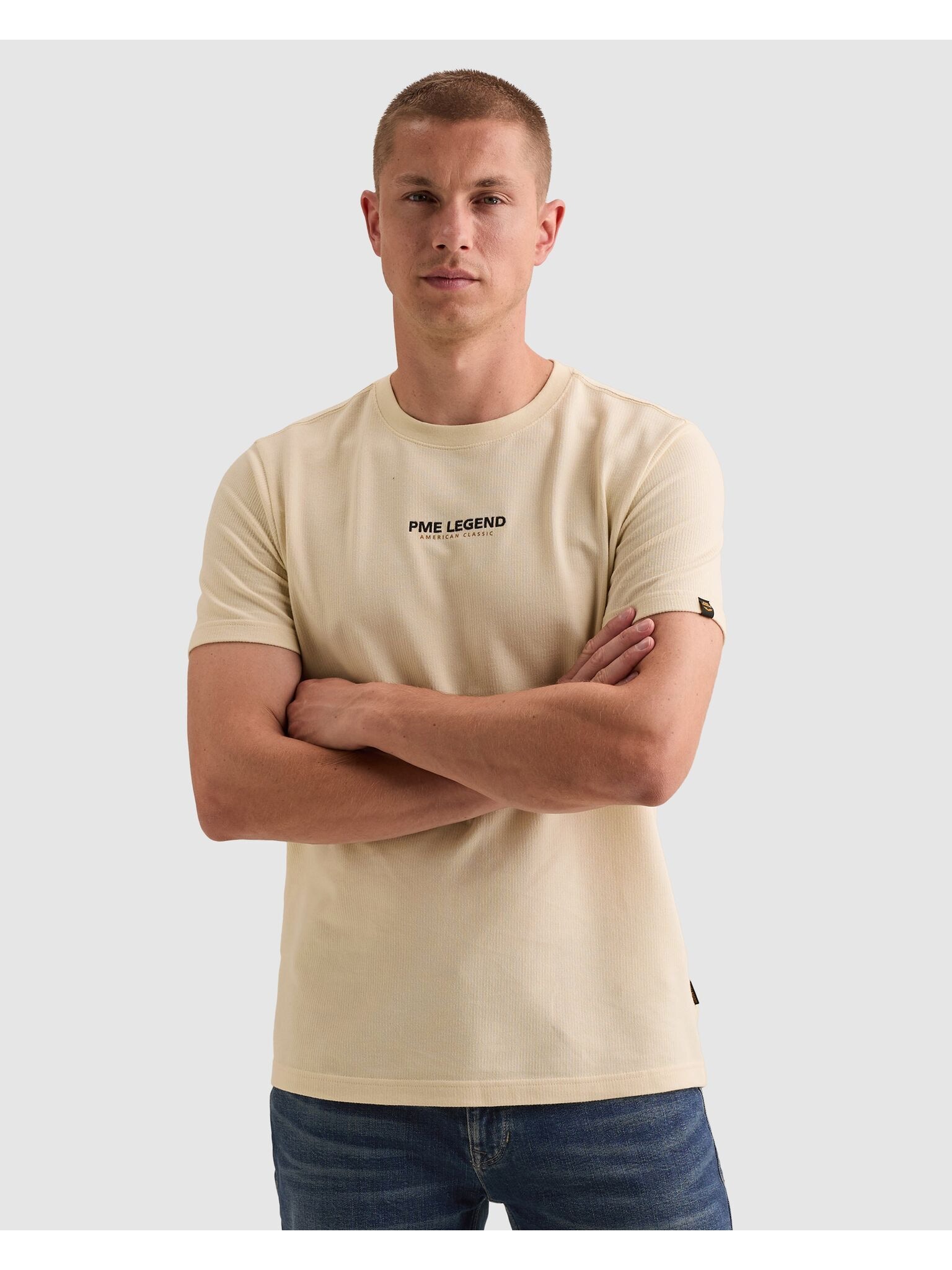 PME LEGEND Jersey-Material mit Waffel- Struktur
