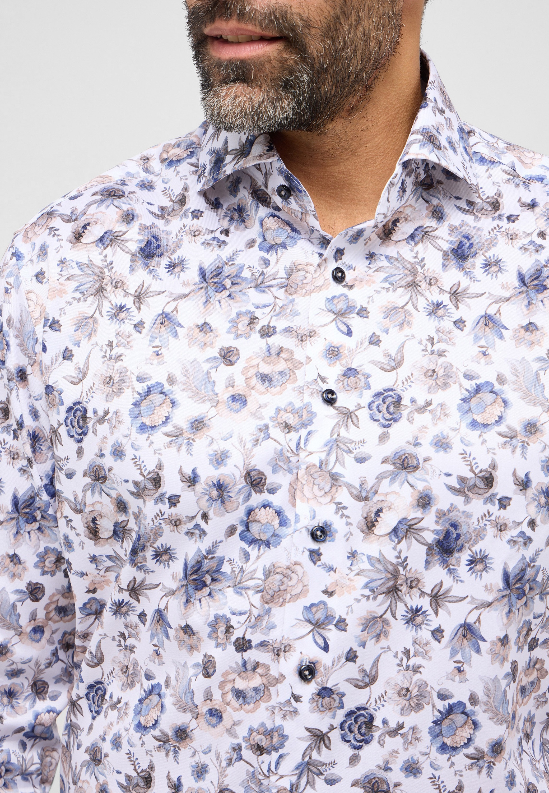 Thumbnail - Eterna Langarmhemd "MODERN FIT" NON IRON (bügelfrei)