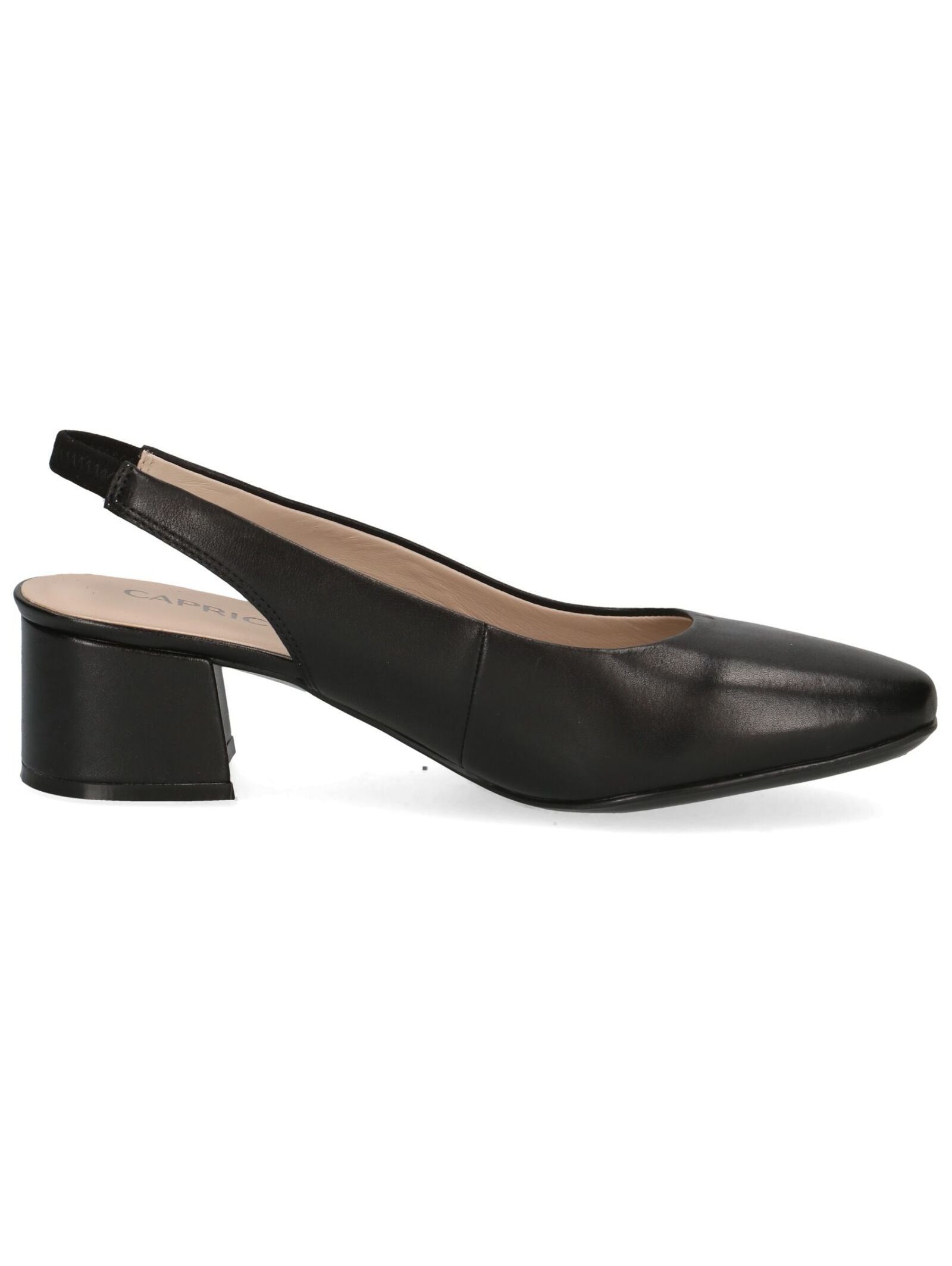 Pumps CAPRICE "Caprice Pumps Nappaleder", Damen, Gr. 37, schwarz, Nappaleder, Schuhe Pumps 3