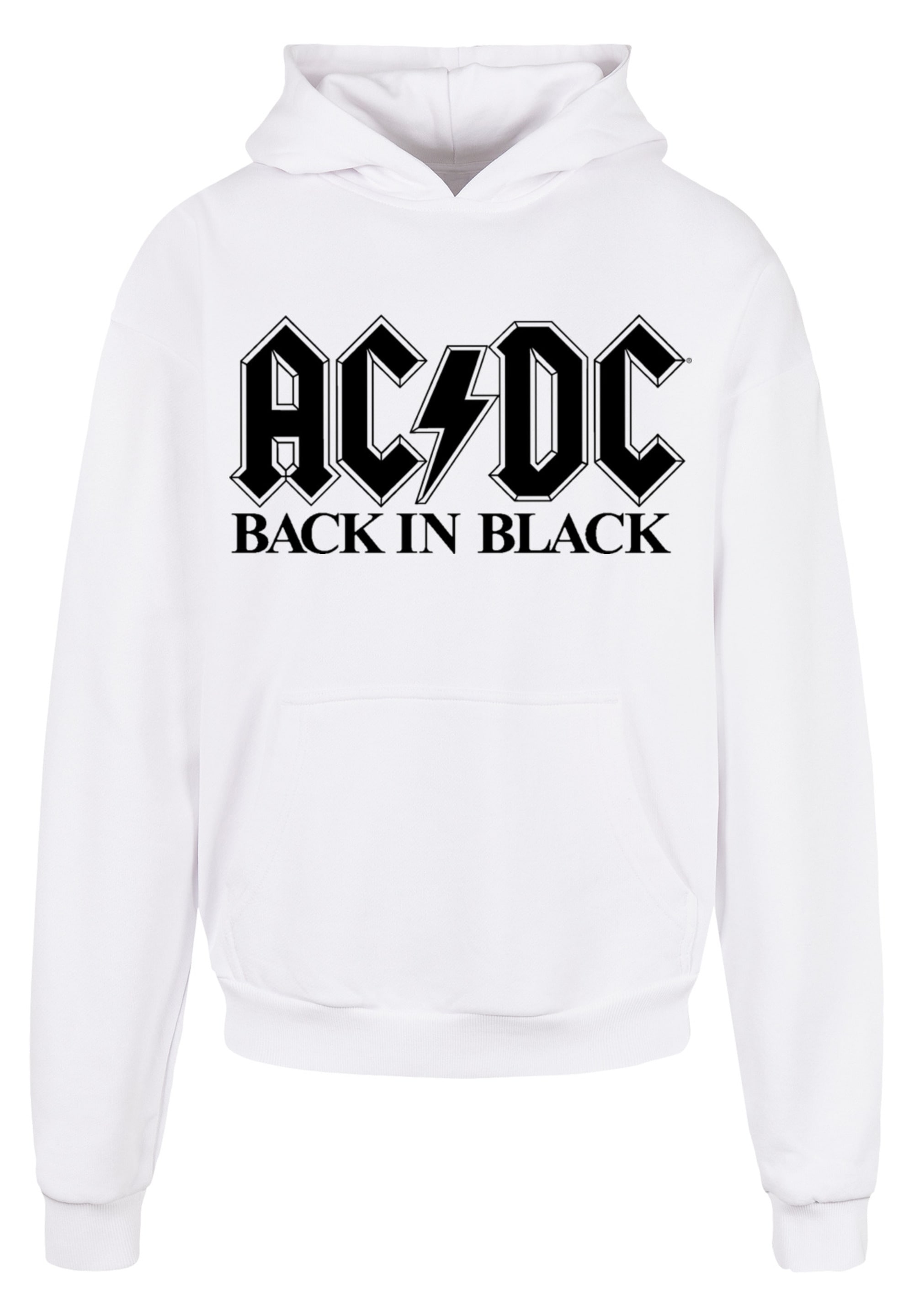 F4NT4STIC Kapuzenpullover "ACDC Back In Black Logo", Print günstig online kaufen