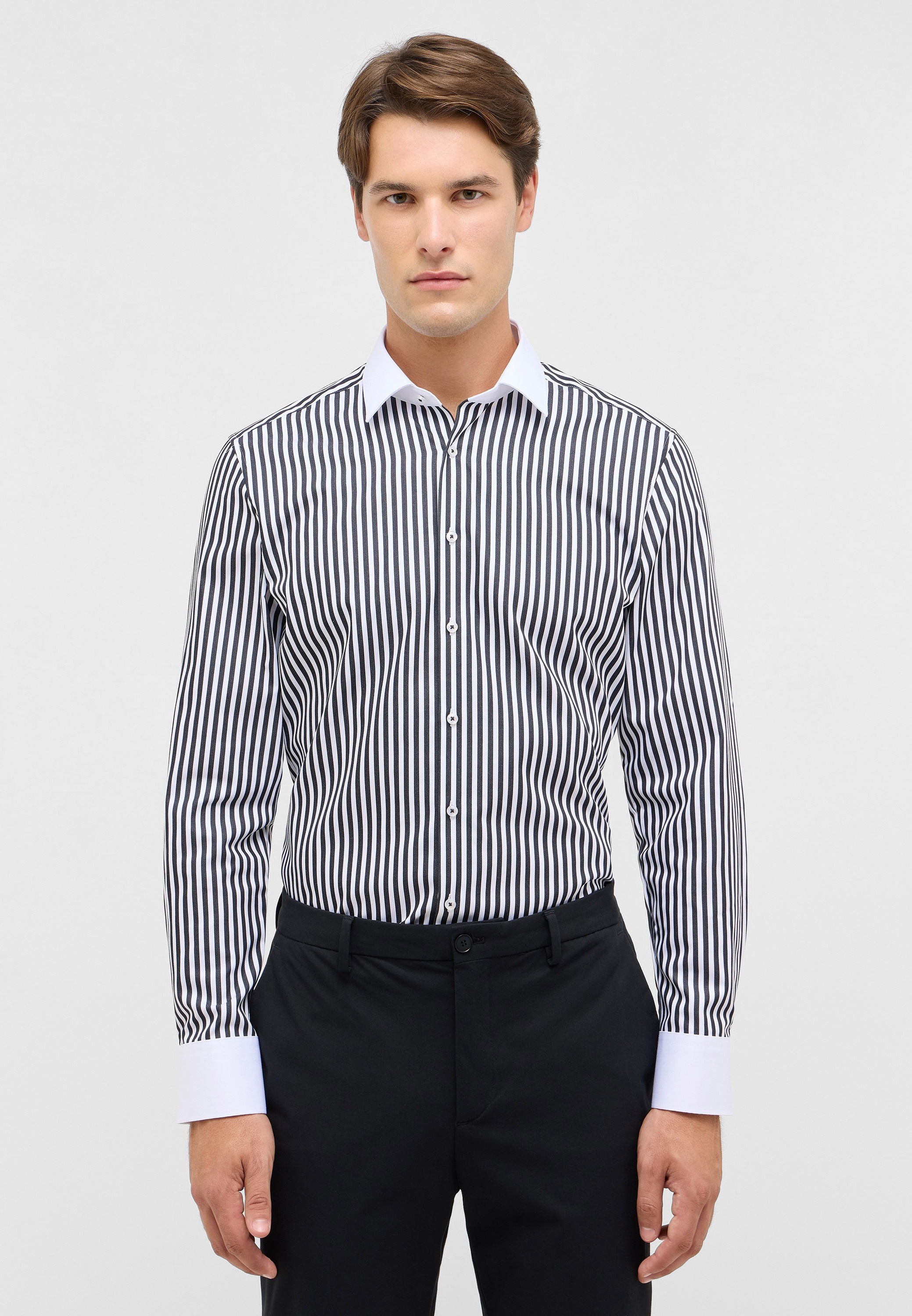 Eterna Langarmhemd "SLIM FIT" NON IRON (bügelfrei) günstig online kaufen