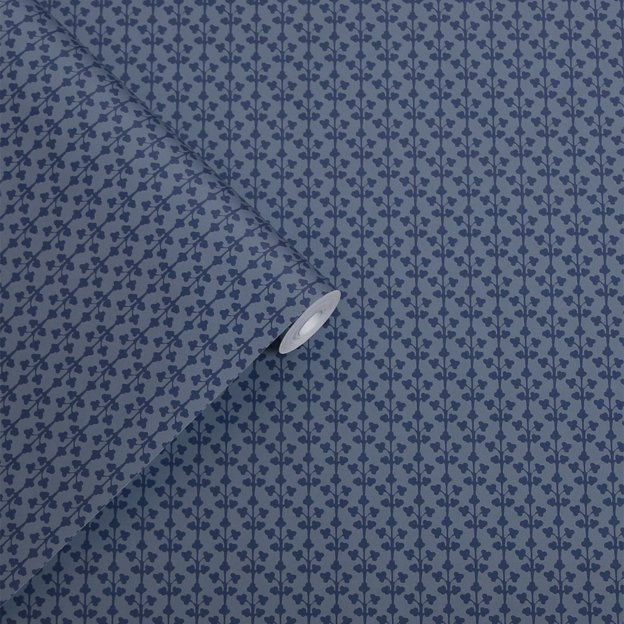 Laura Ashley Vliestapete "Seaham Midnight Blue" Floral Texturiert 10mx52cm