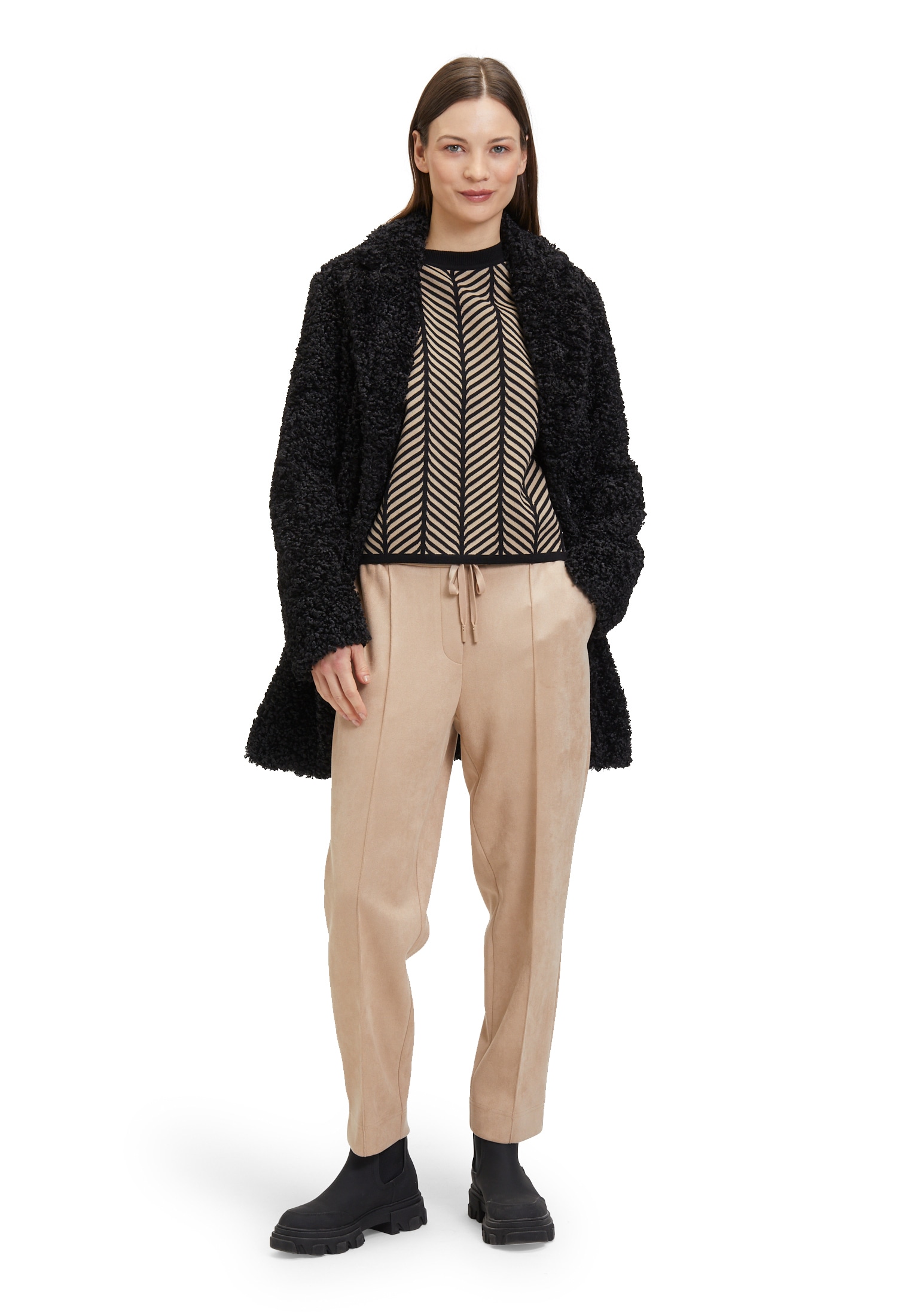 Betty&Co Schlupfhose »Betty & Co Damen Schlupfhose mit Biesen«, Material