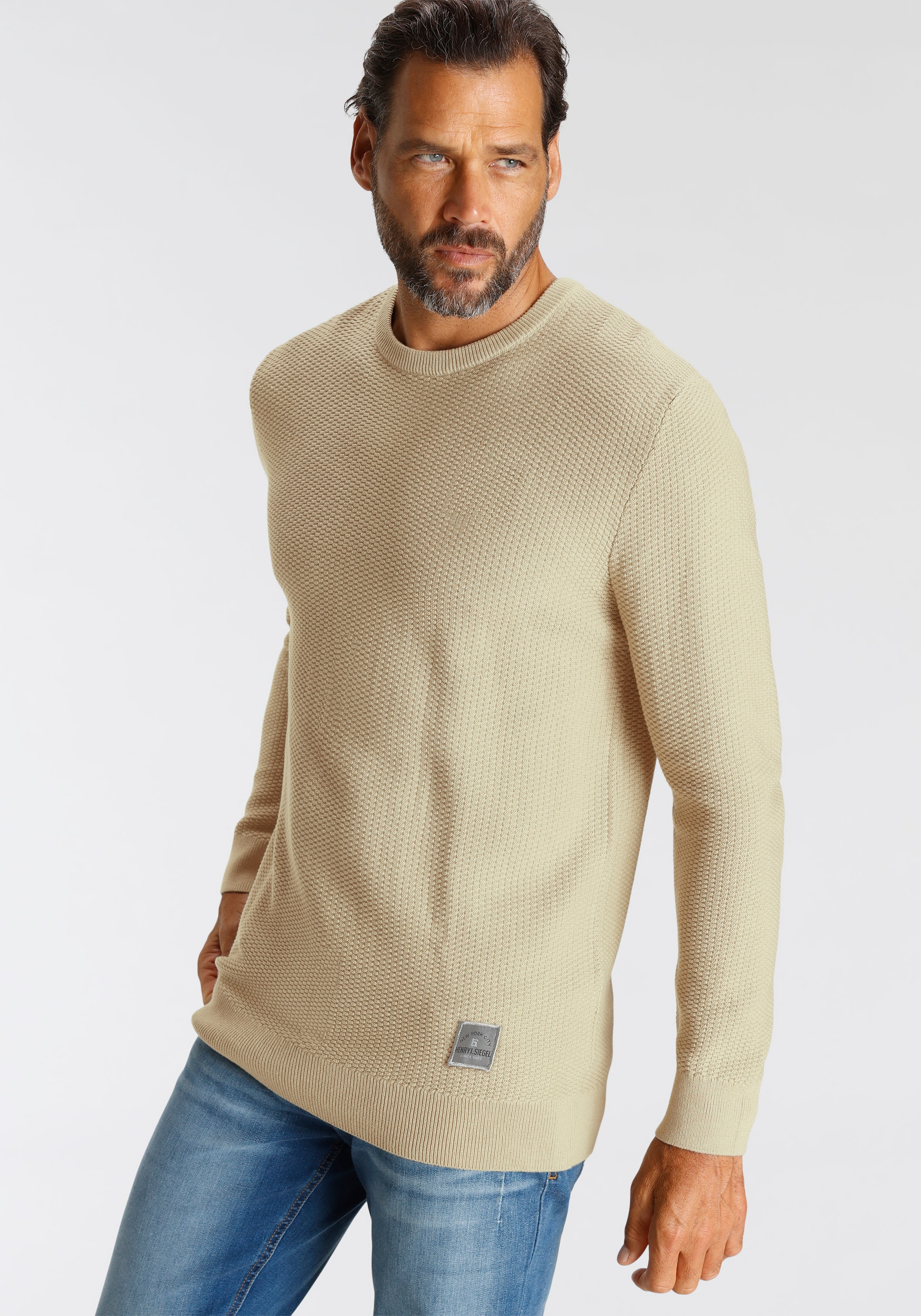 H.I.S Strickpullover, in besonderer Strick-Optik