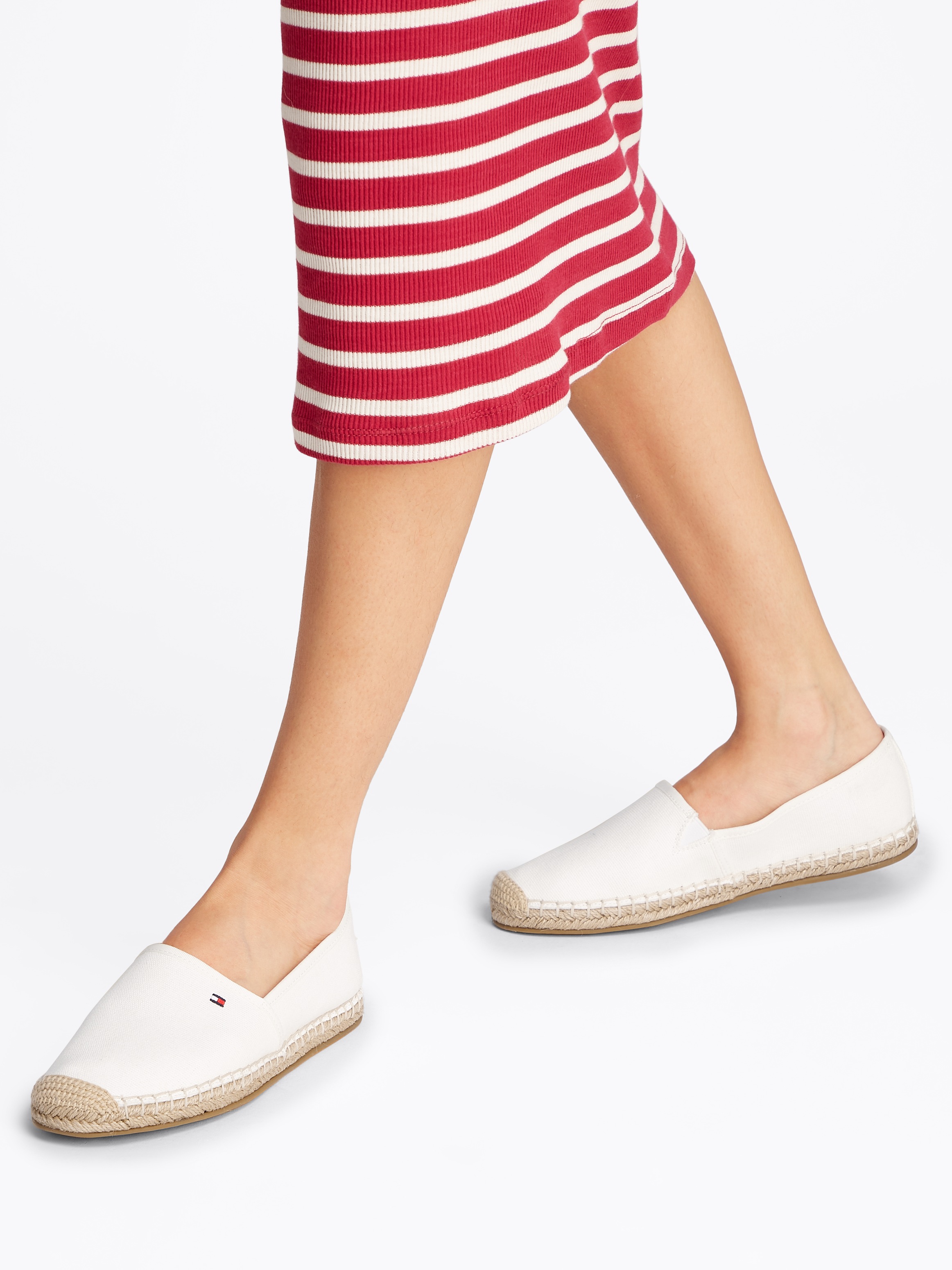 Tommy Hilfiger Espadrille "FLAG CANVAS ESPADRILLE",Slipper,Flats,Bequemschu günstig online kaufen
