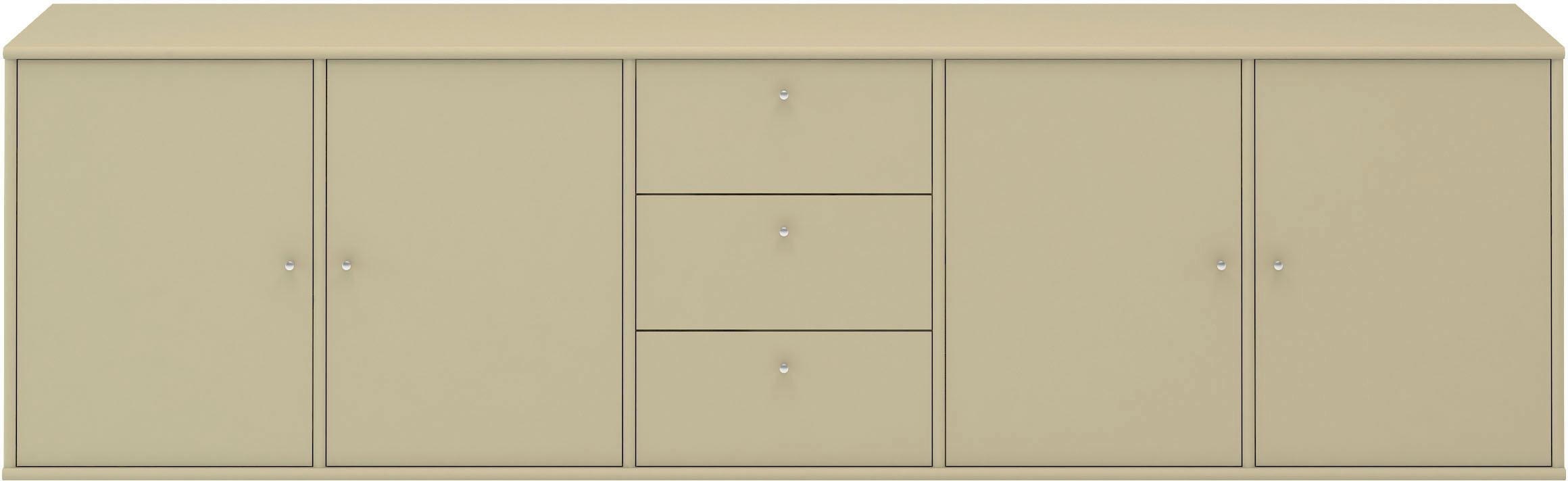 Hammel Furniture Sideboard »Mistral, Hochwertig Schrank, hängend/stehend montierbar«, mit Türen und Schubladen, B: 220 cm, anpassungsbar Designmöbel