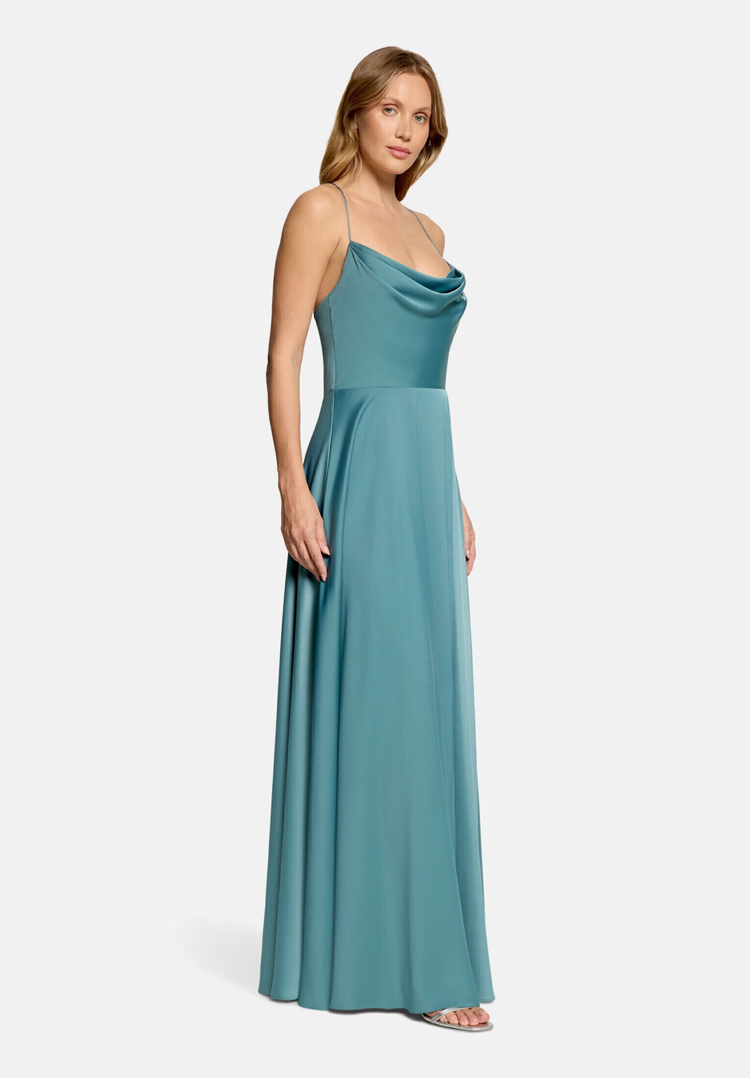 Vera Mont Abendkleid "Damen mit Wasserfallausschnitt" Ohne Tasche Material
