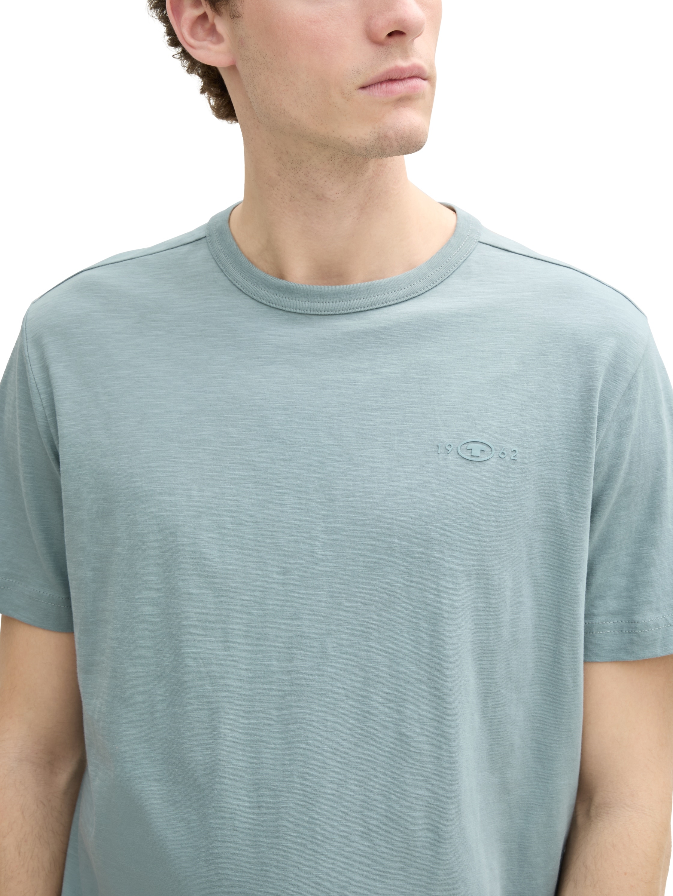TOM TAILOR T-Shirt, mit Logo Stickerei