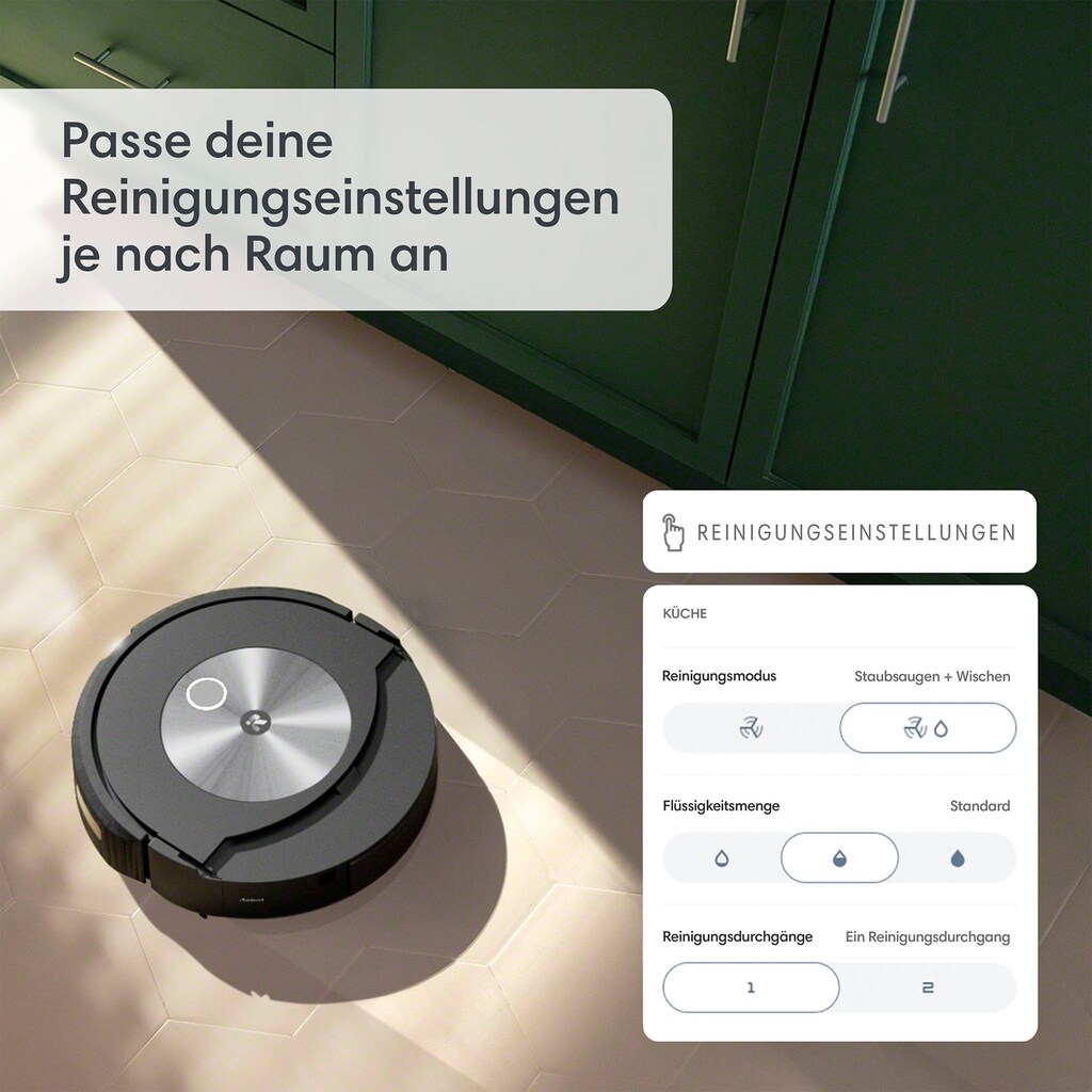 iRobot Saugroboter »Roomba Combo j7 (c715840)«