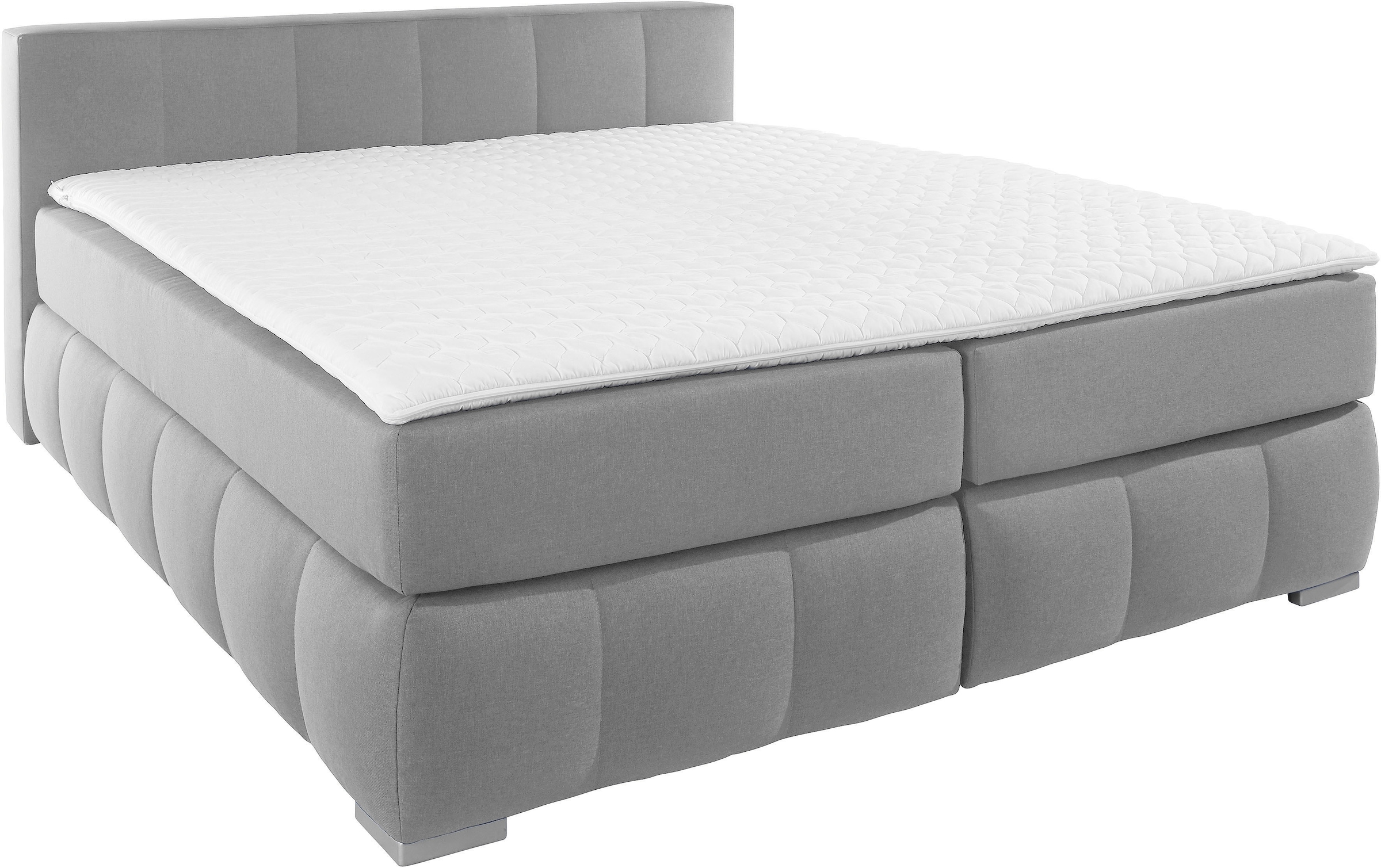 Home affaire Boxspringbett "Chelles" inkl. Topper, in XXL- Überlänge 220 cm günstig online kaufen