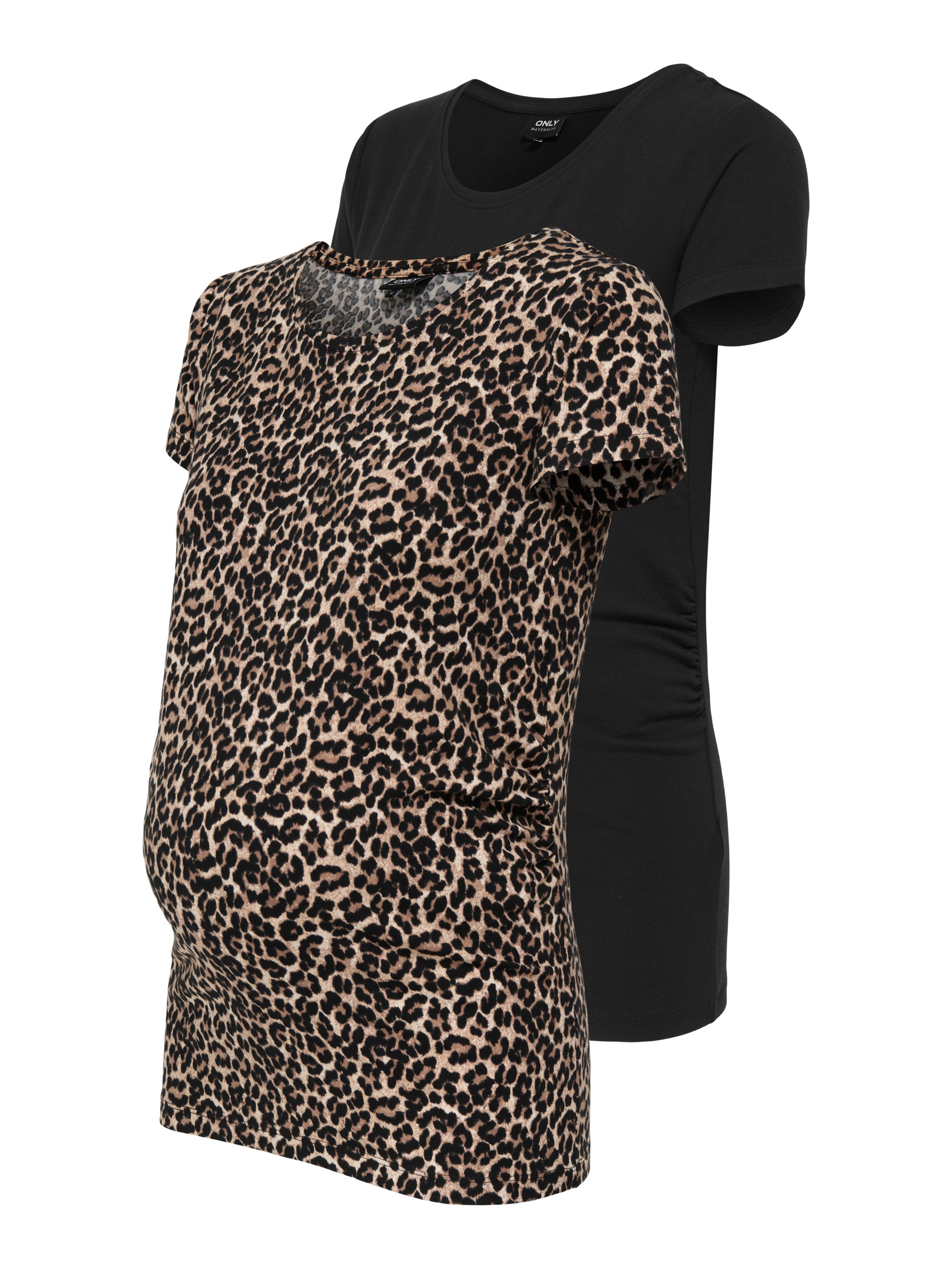 ONLY MATERNITY Umstandsshirt "OLMLOVELY S/S ONECK AOP TOP 2PCK JRS NOO", (P günstig online kaufen