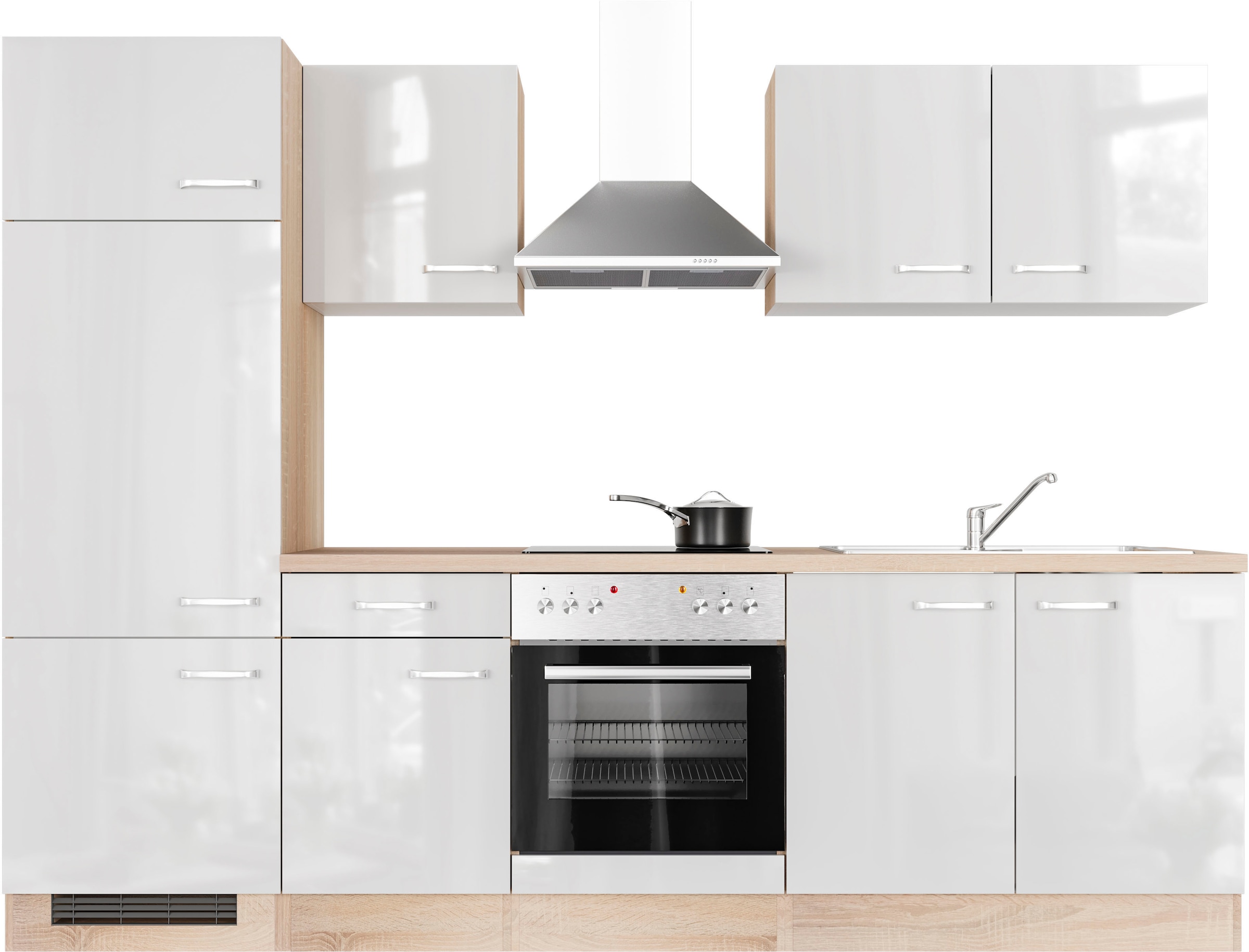 Flex-Well Küche »Florenz«, Breite 270 cm, mit und ohne E-Geräten lieferbar