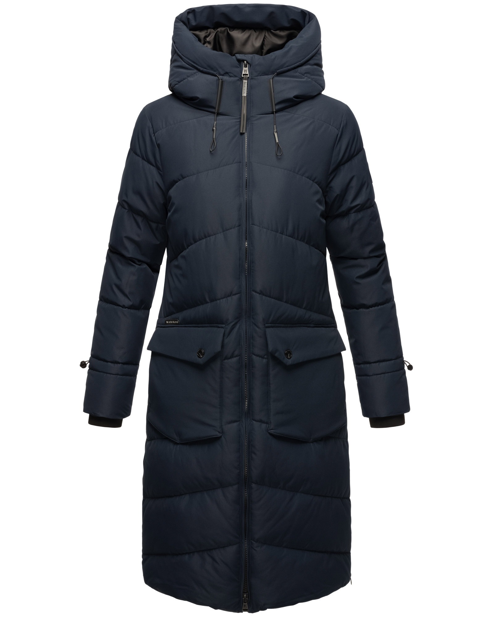 Marikoo Winterjacke »Tomomii XVI«, warmer Winter Stepp Mantel mit Kapuze