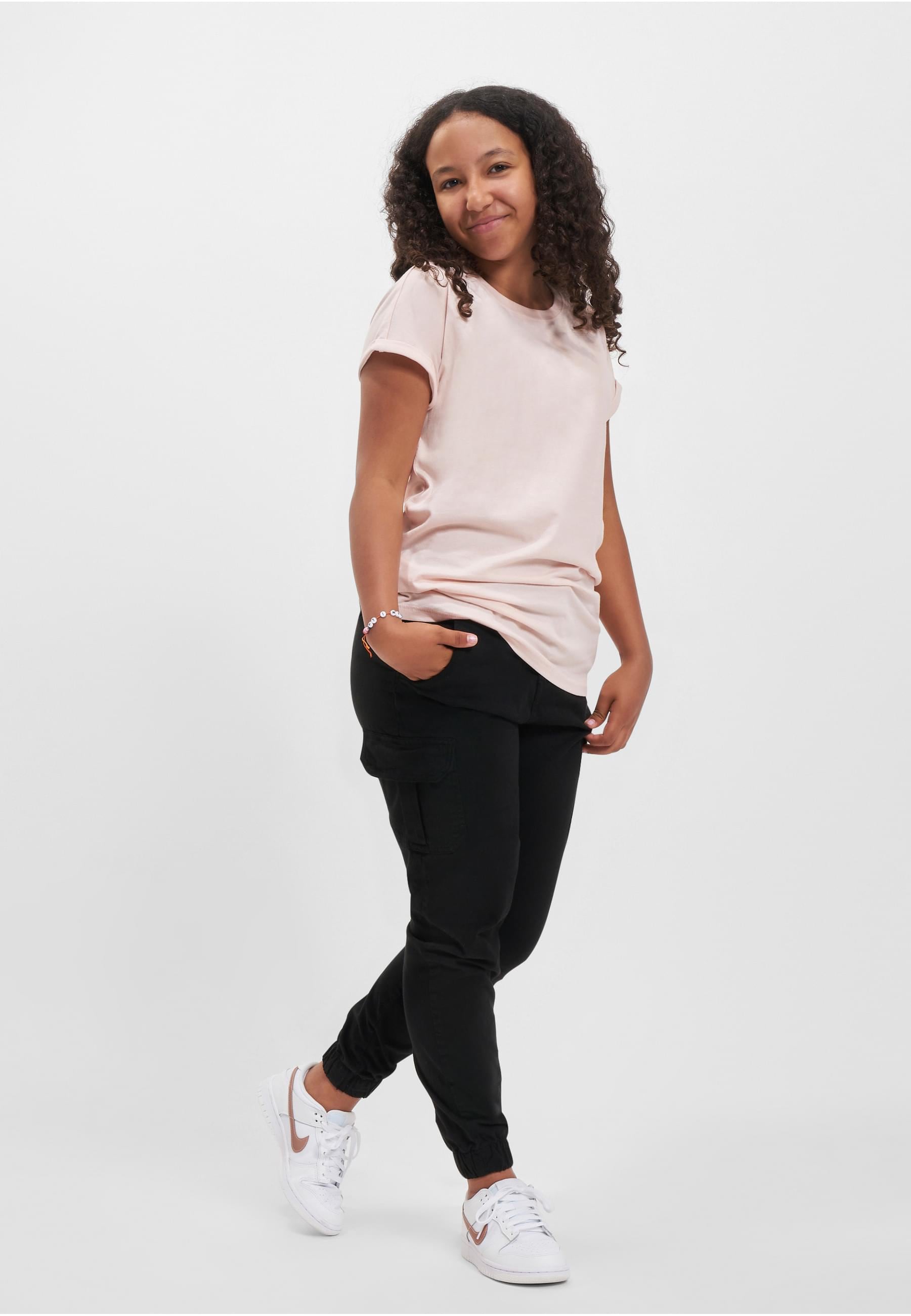 URBAN CLASSICS T-Shirt »Urban Classics Damen Girls Organic Extended Shoulder Tee«, (1 tlg.)
