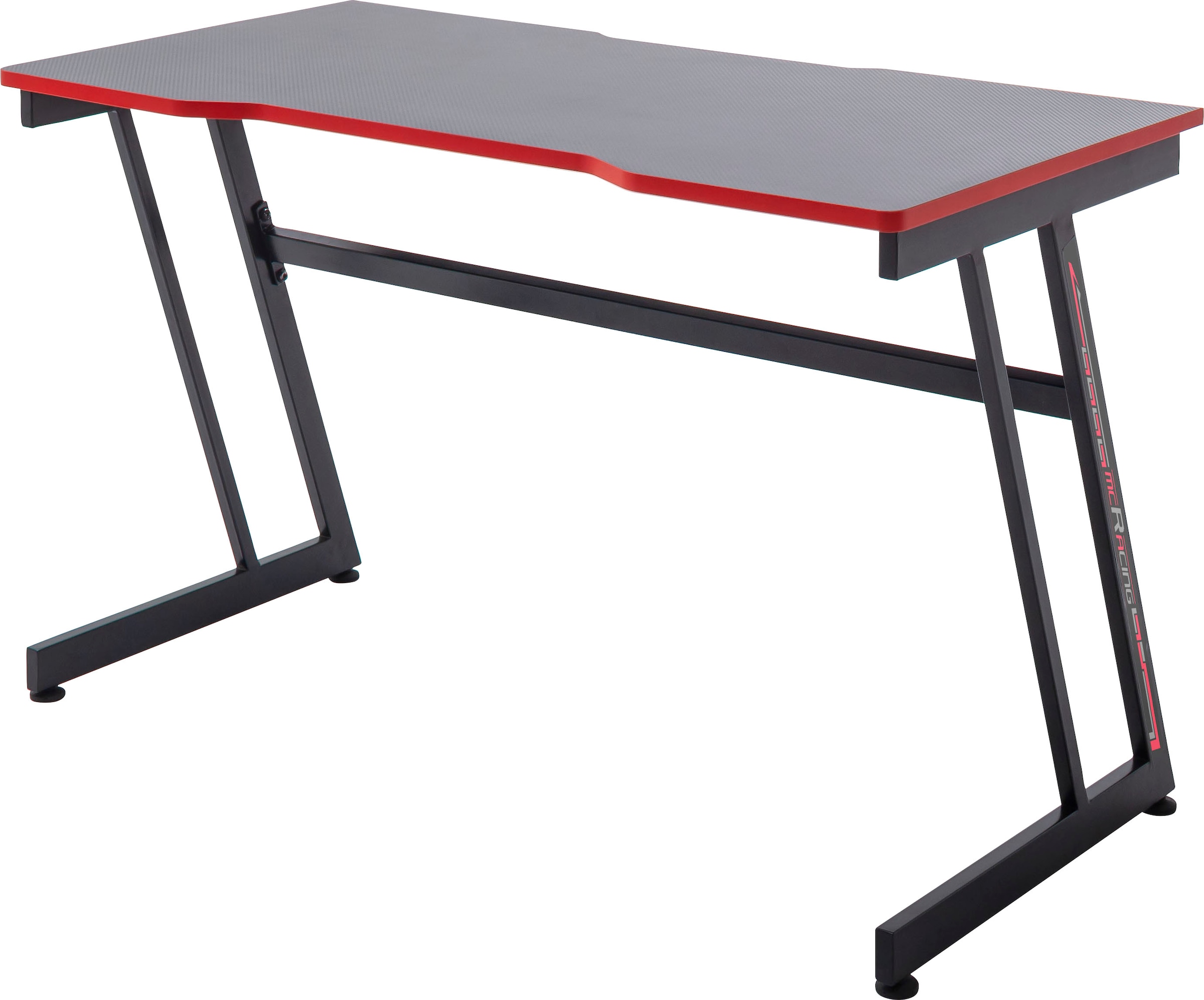 MCA furniture Gamingtisch »mcRacing Desk 12«, Schreibtisch im coolen Design, Breite 120 cm