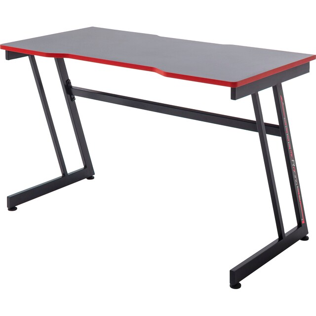 MCA furniture Gamingtisch »mcRacing Desk 12«, Gaming Desk schwarz kaufen |  BAUR