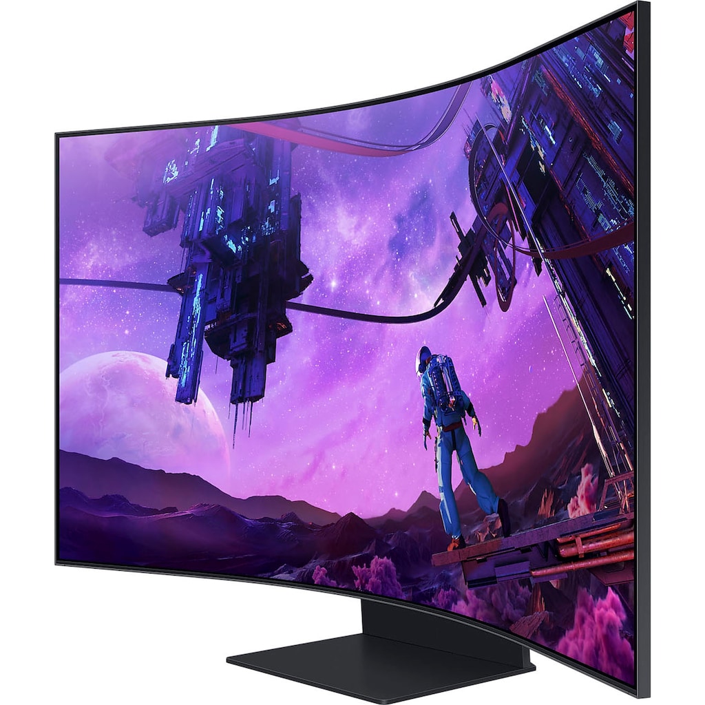 Samsung Curved-Gaming-LED-Monitor »Odyssey Ark S55BG970NU«, 138 cm/55 Zoll, 3840 x 2160 px, 4K Ultra HD, 1 ms Reaktionszeit, 165 Hz