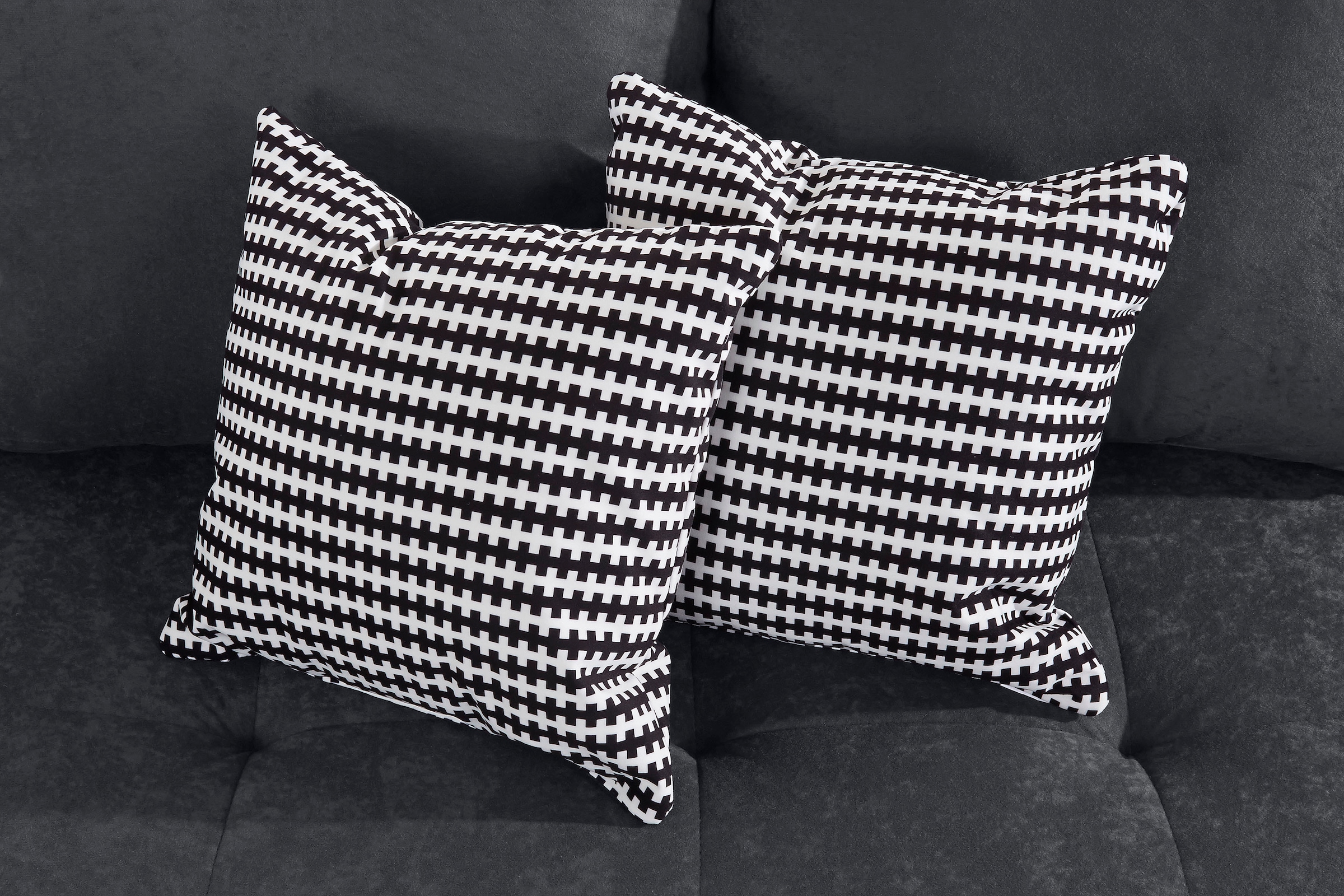 COLLECTION AB Wohnlandschaft »Josy XL U-Form, Breite: 313 cm« mit Bettfunktion, Bettkasten & 2 Zierkissen, Federkern