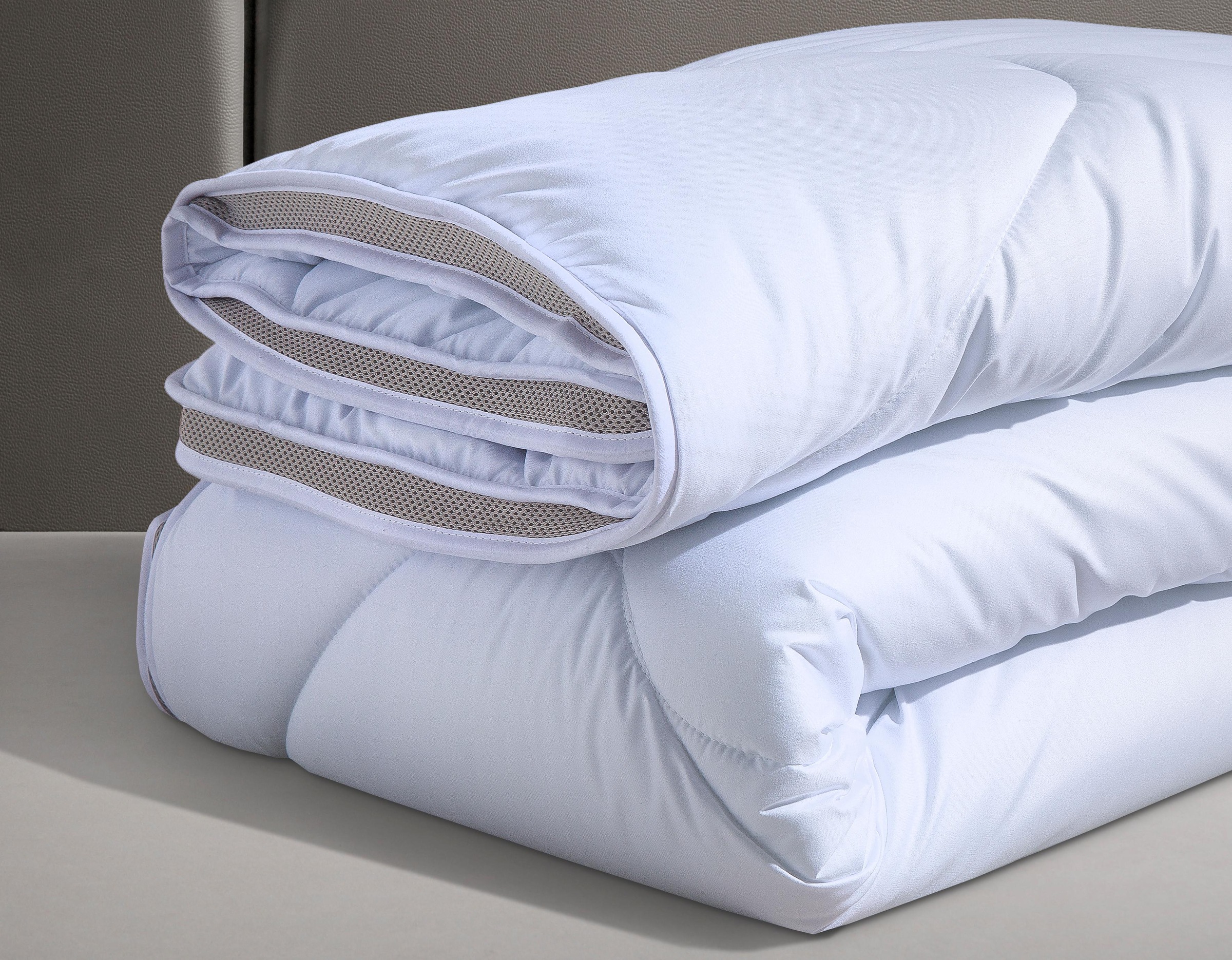 Thumbnail - fan Microfaserbettdecke + Microfaserkissen "Climacontrol II" optimierte Klimafunktion durch Lüftungsband