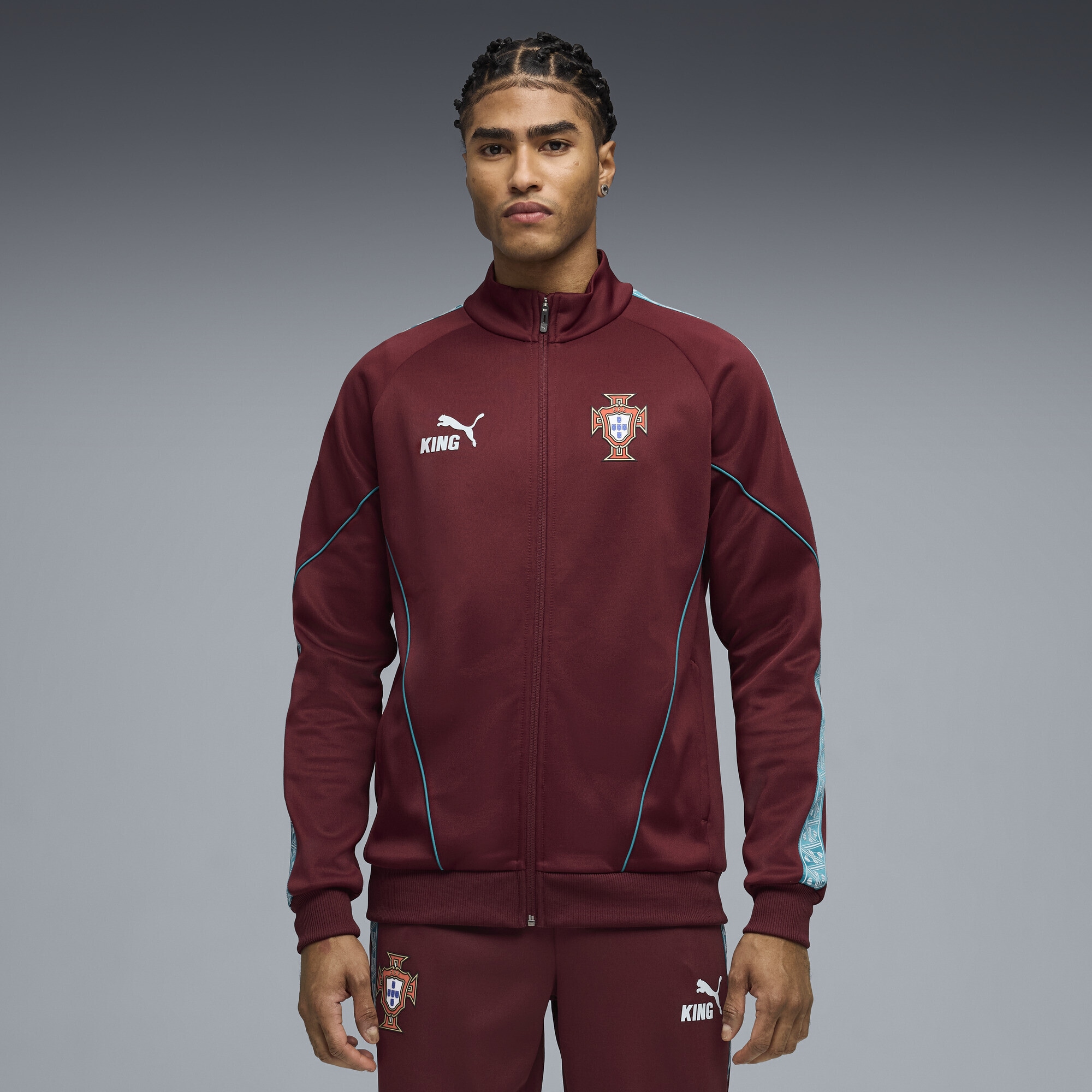 PUMA Sweatjacke »Portugal KING Anthem Jacke Herren«