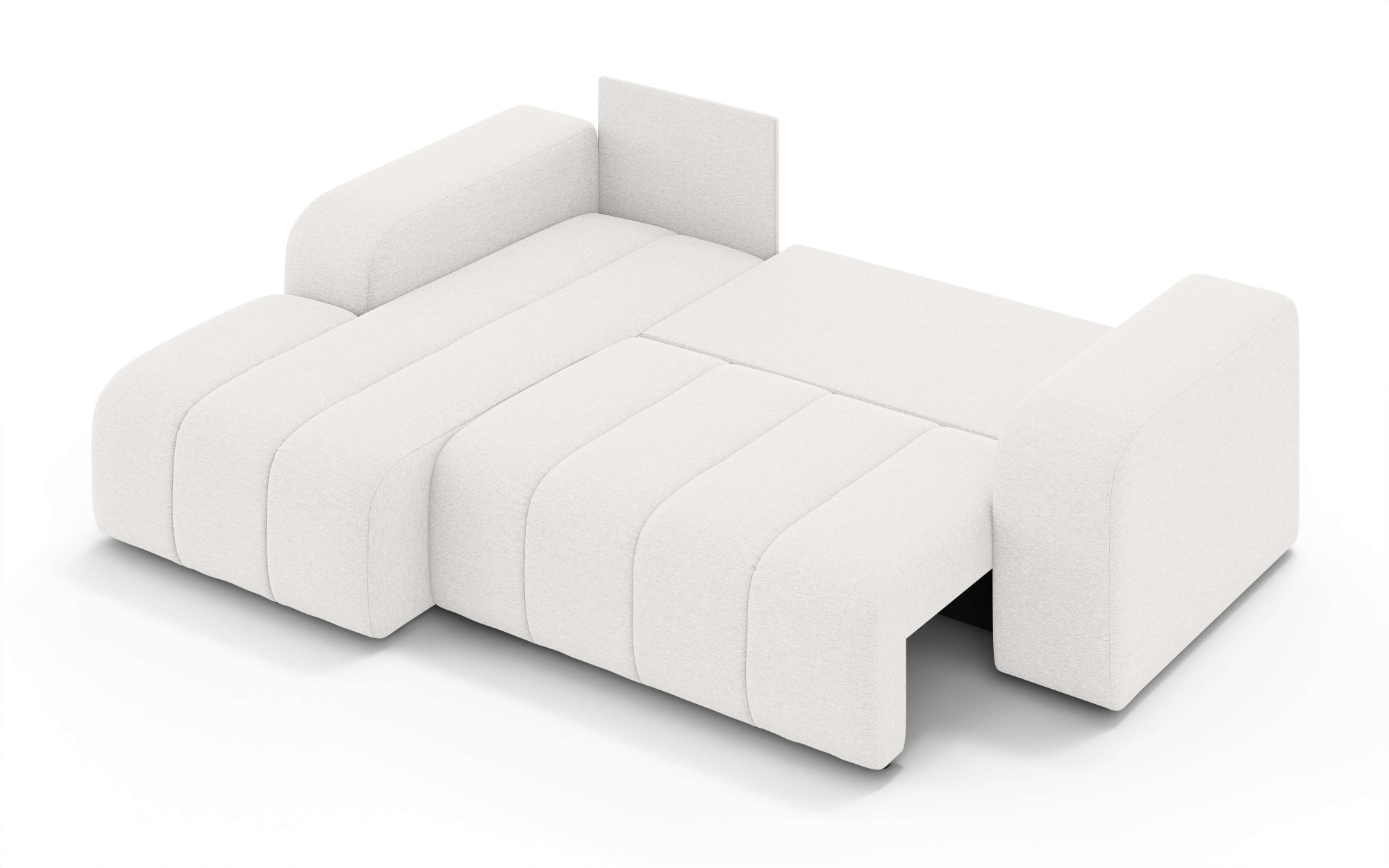INOSIGN Ecksofa »CASSY L-Form, Schlafsofa mit Bettkasten, Maße B/T/H: 245/165/88 cm«, mit 2 Rückenkissen, Recamiere rechts oder links bestellbar