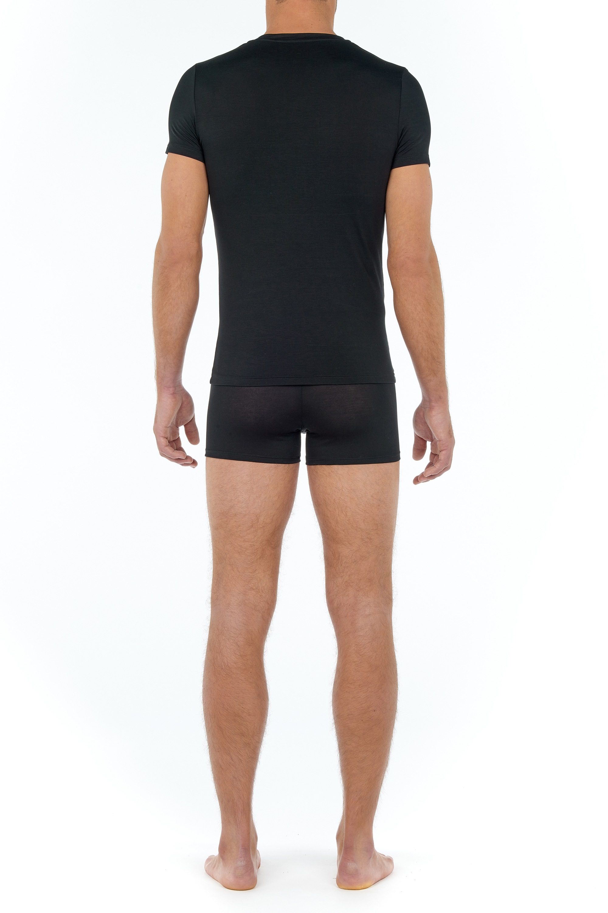 Hom V-Shirt »Tencel soft« Kurzarm, weich, elastisch