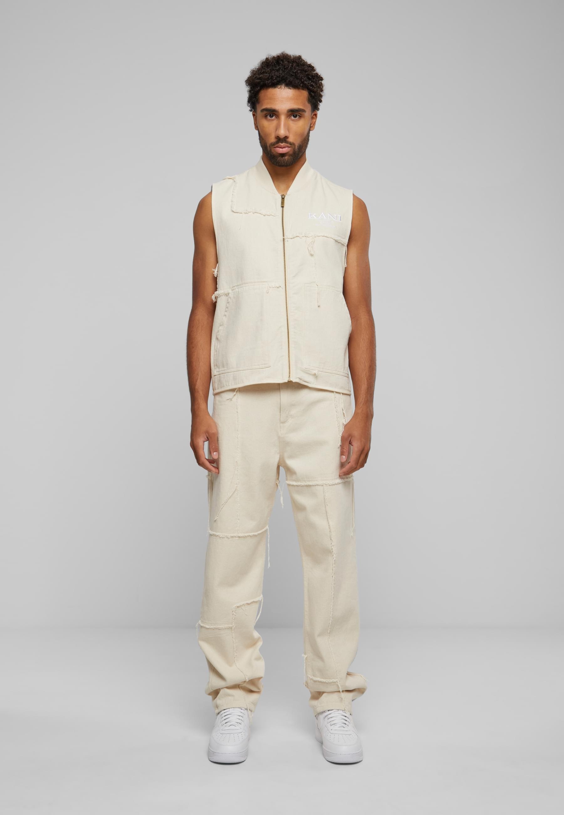 Karl Kani Steppweste »Karl Kani Herren KM241-011-1 Karl Kani Retro Patchwork Vest«, (1 tlg.)