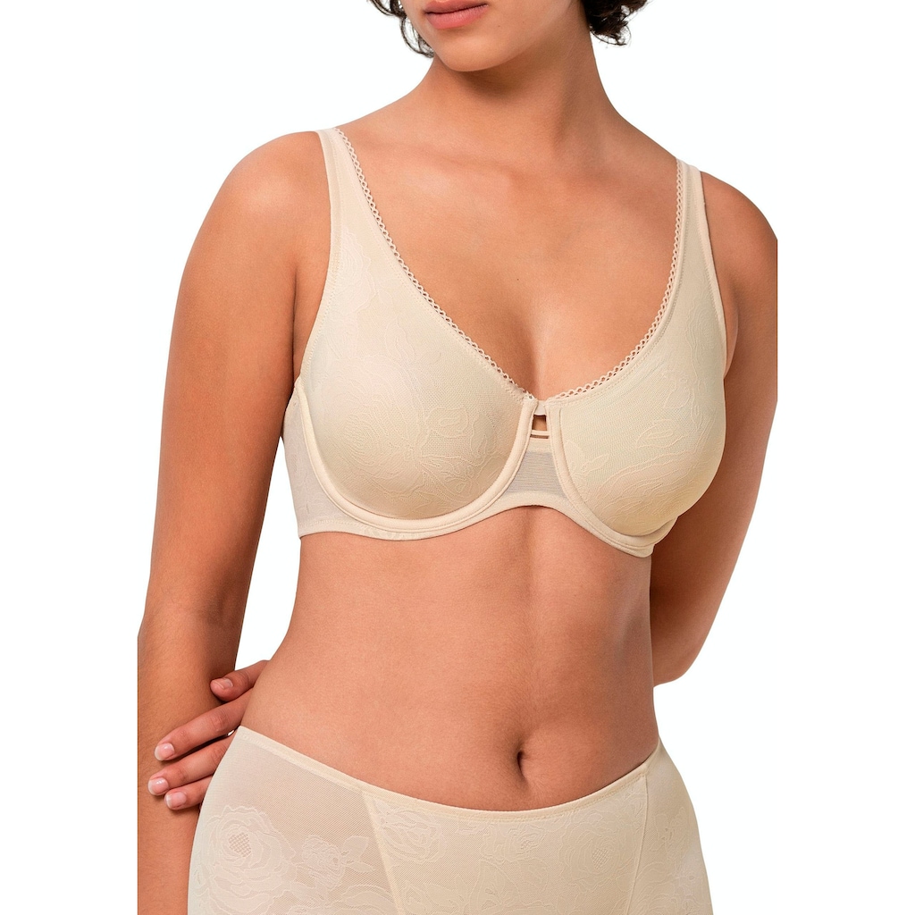 Triumph Minimizer-BH »Wild Rose Sensation W01«, Cup C-G, mit Jacquardspitze, Basic Dessous