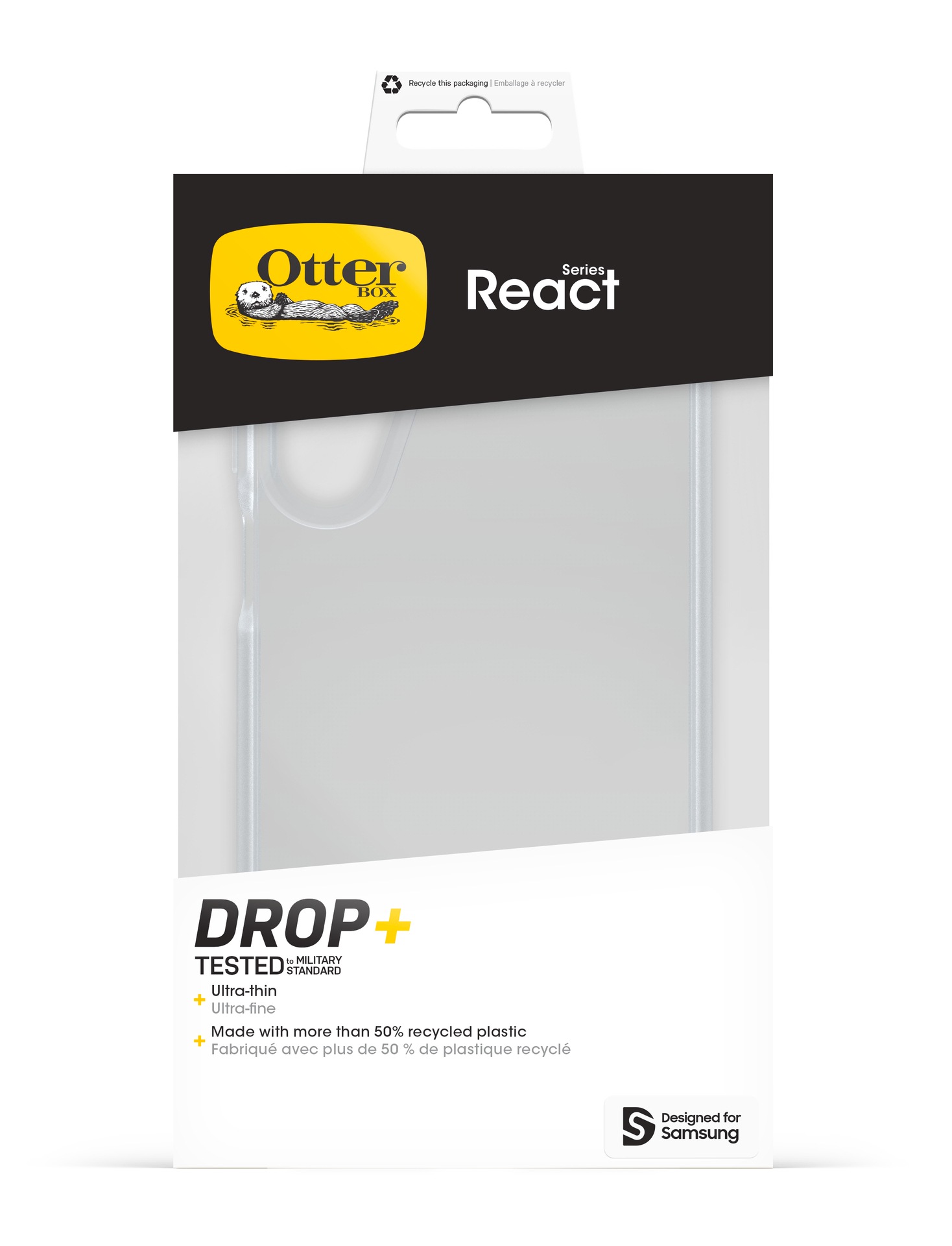 Otterbox Handyhülle »React für Samsung Galaxy A16/A16 5G«, Backcover, Schutzhülle, Handyschutzhülle, Case, Schutzcase, stoßfest