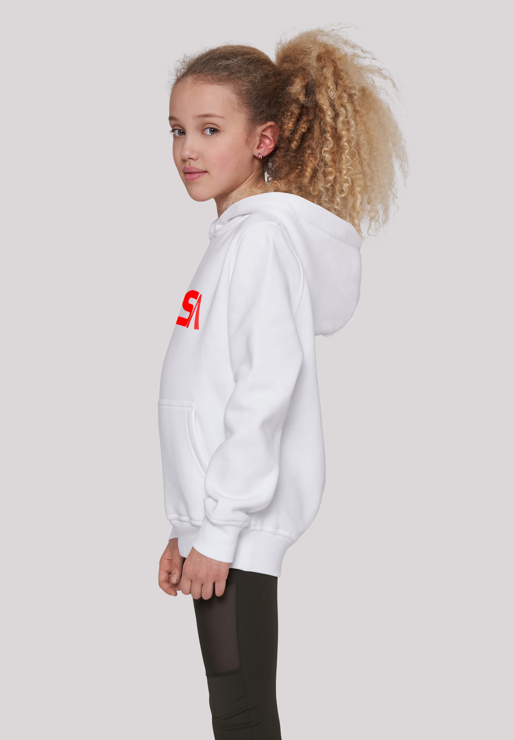 Kinder,Premium Jungen,Mädchen,Bedruckt | Merch, »NASA Logo BAUR F4NT4STIC White«, bestellen Unisex Sweatshirt Modern